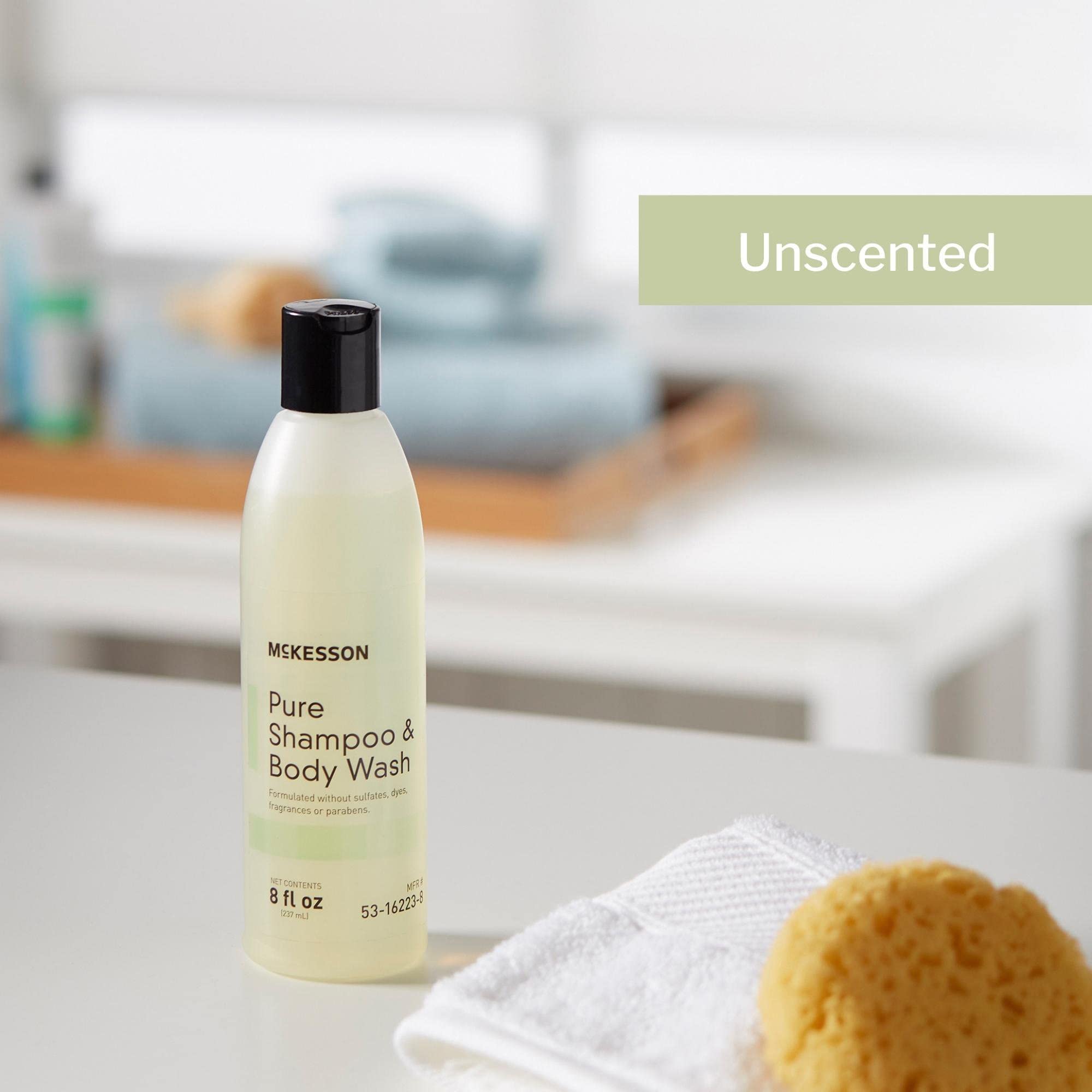 McKesson Pure Shampoo & Body Wash — 2-in-1, Sulfate-Free, Fragrance-Free, Unscented, 8 oz