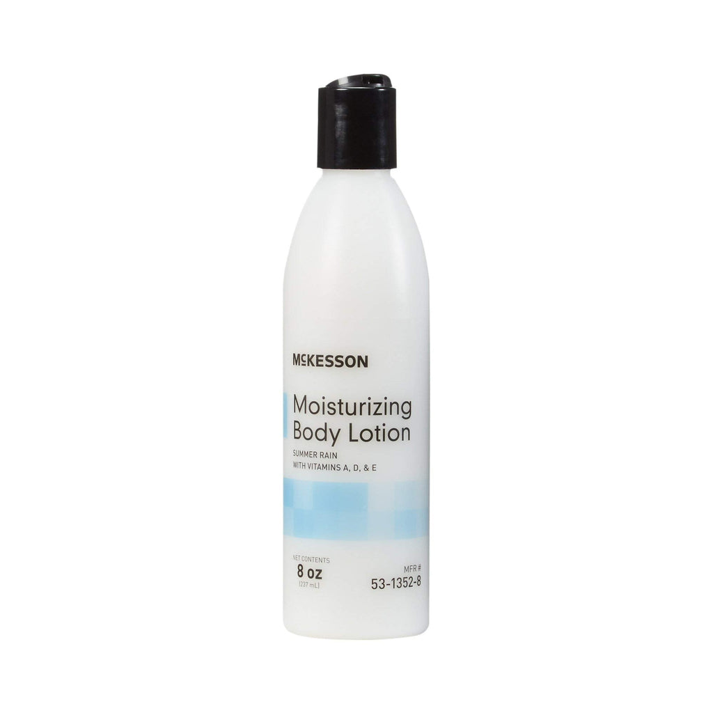 McKesson Moisturizing Body Lotion with Vitamins A, D & E – Summer Rain Scent, 8 oz | Sensitive Skin Formula