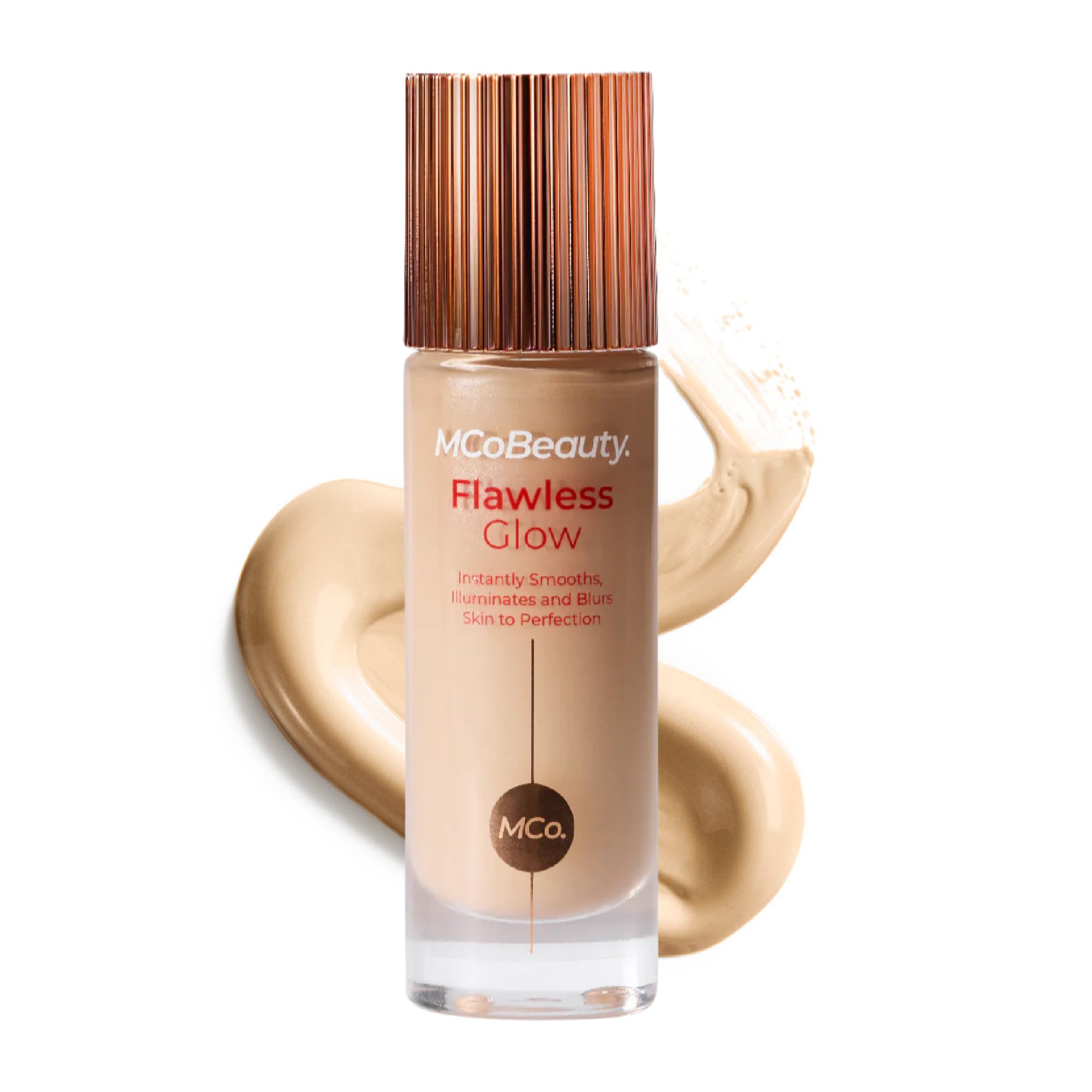 MCoBeauty Flawless Glow Luminous Skin Filter – 2 Fair | 4-in-1 Primer, Foundation Booster & Highlighter