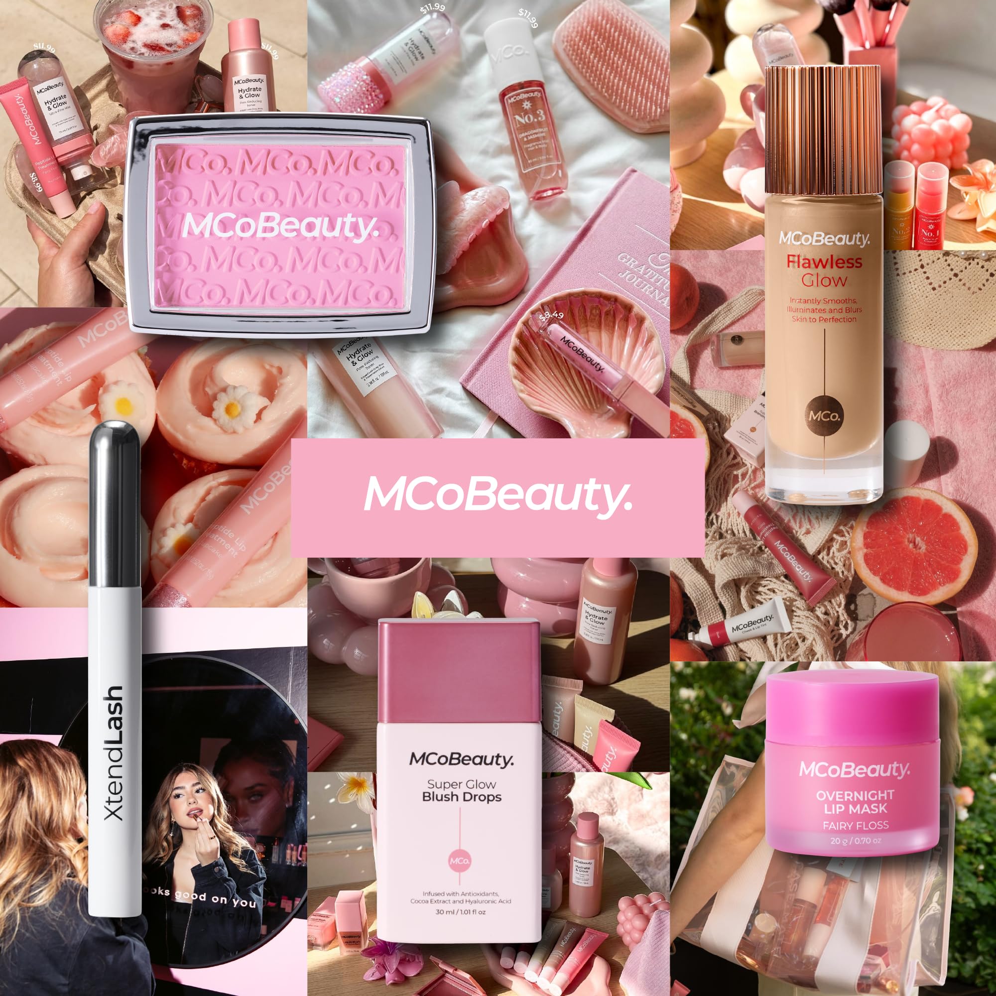 MCoBeauty Flawless Glow Luminous Skin Filter – 2 Fair | 4-in-1 Primer, Foundation Booster & Highlighter