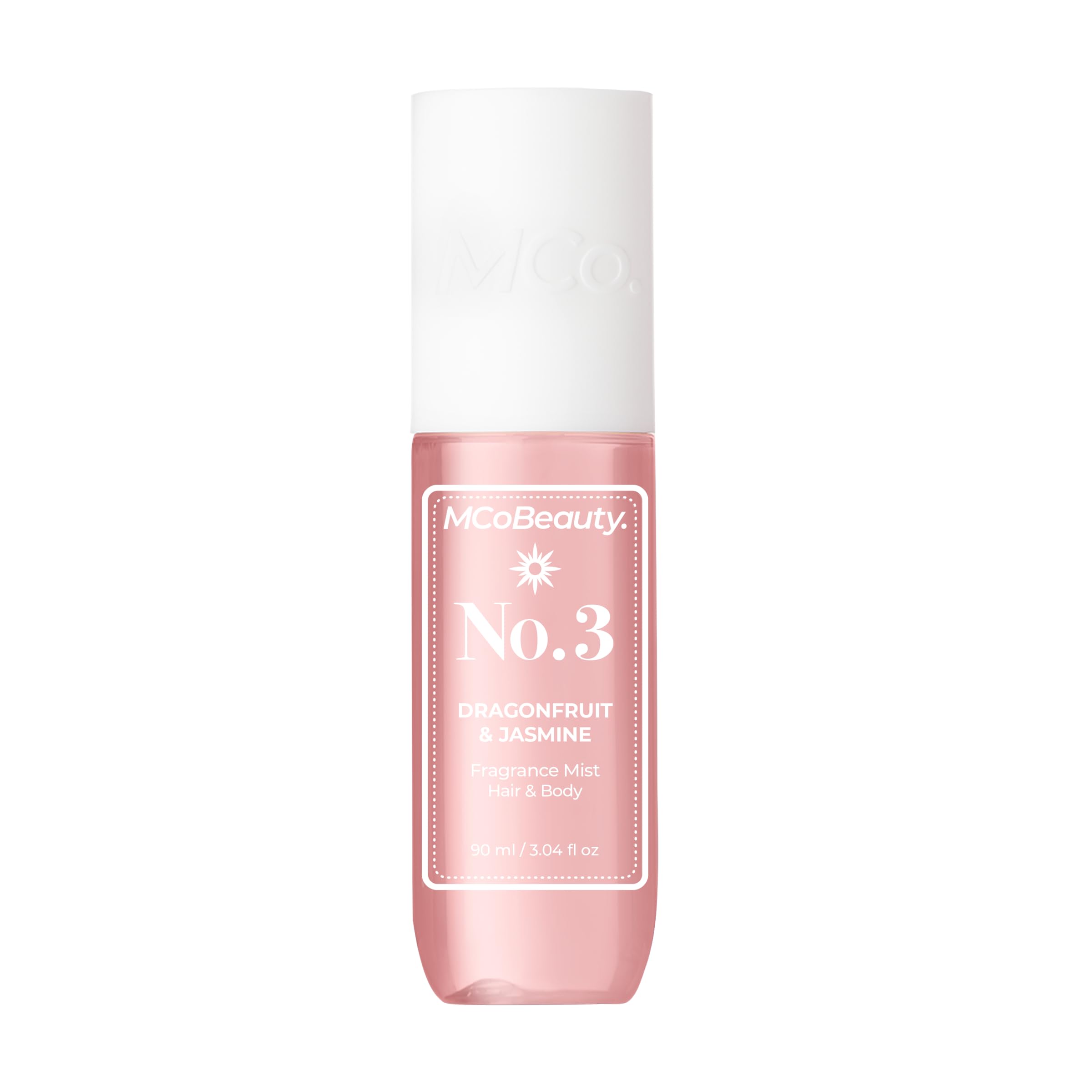 MCoBeauty Fragrance Mist No.3 – Light Body & Hair Perfume with Sweet Blossom, Dragon Fruit & Lychee | 90ml