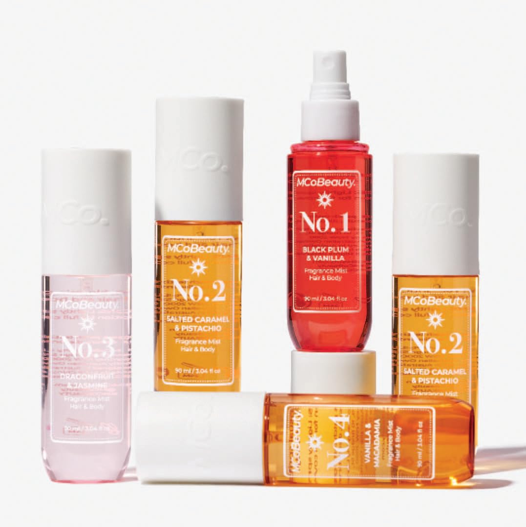 MCoBeauty Fragrance Mist No.3 – Light Body & Hair Perfume with Sweet Blossom, Dragon Fruit & Lychee | 90ml