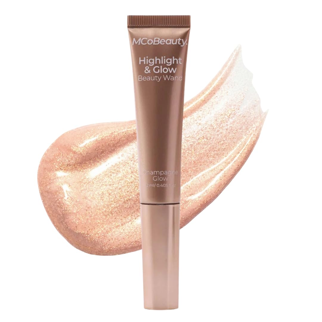 MCoBeauty Highlight & Glow Beauty Wand – Buildable Champagne Highlighter