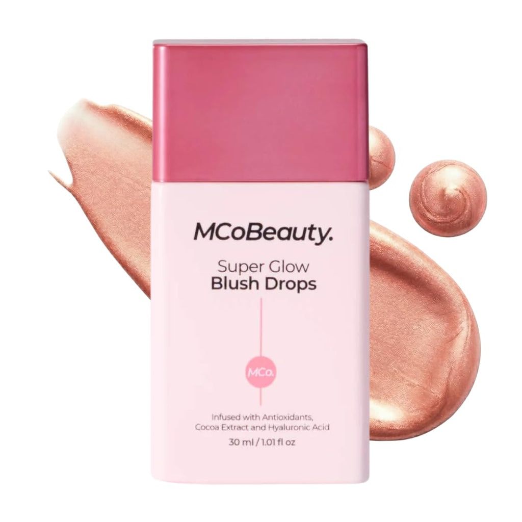 MCoBeauty Super Glow Blush Drops – 2-in-1 Liquid Highlighter & Blush
