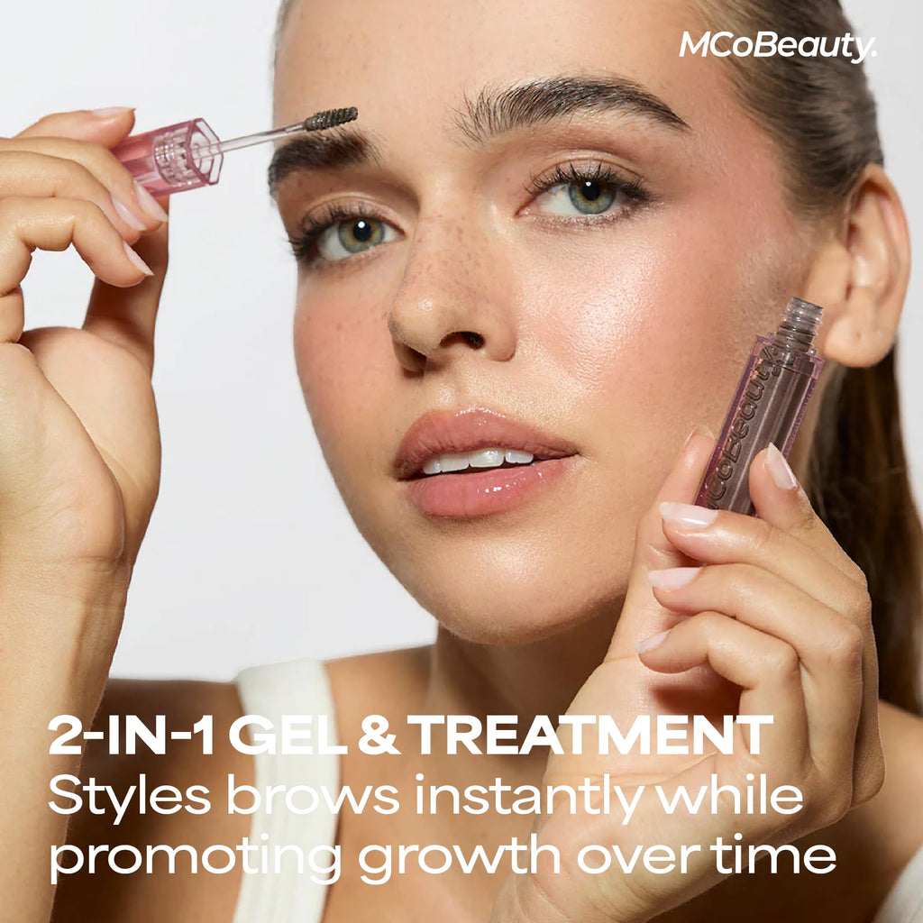 MCoBeauty XtendBrows Treatment Gel – Clear Shade | Fuller, Volumized Brows with Pro-Vitamin B5