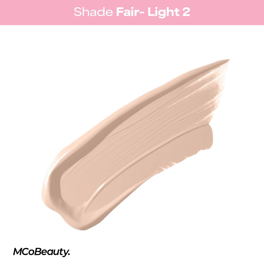 MCoBeauty Brighten & Perfect Cream Concealer - Light Fair 2 | Hydrating Under-Eye & Blemish Corrector