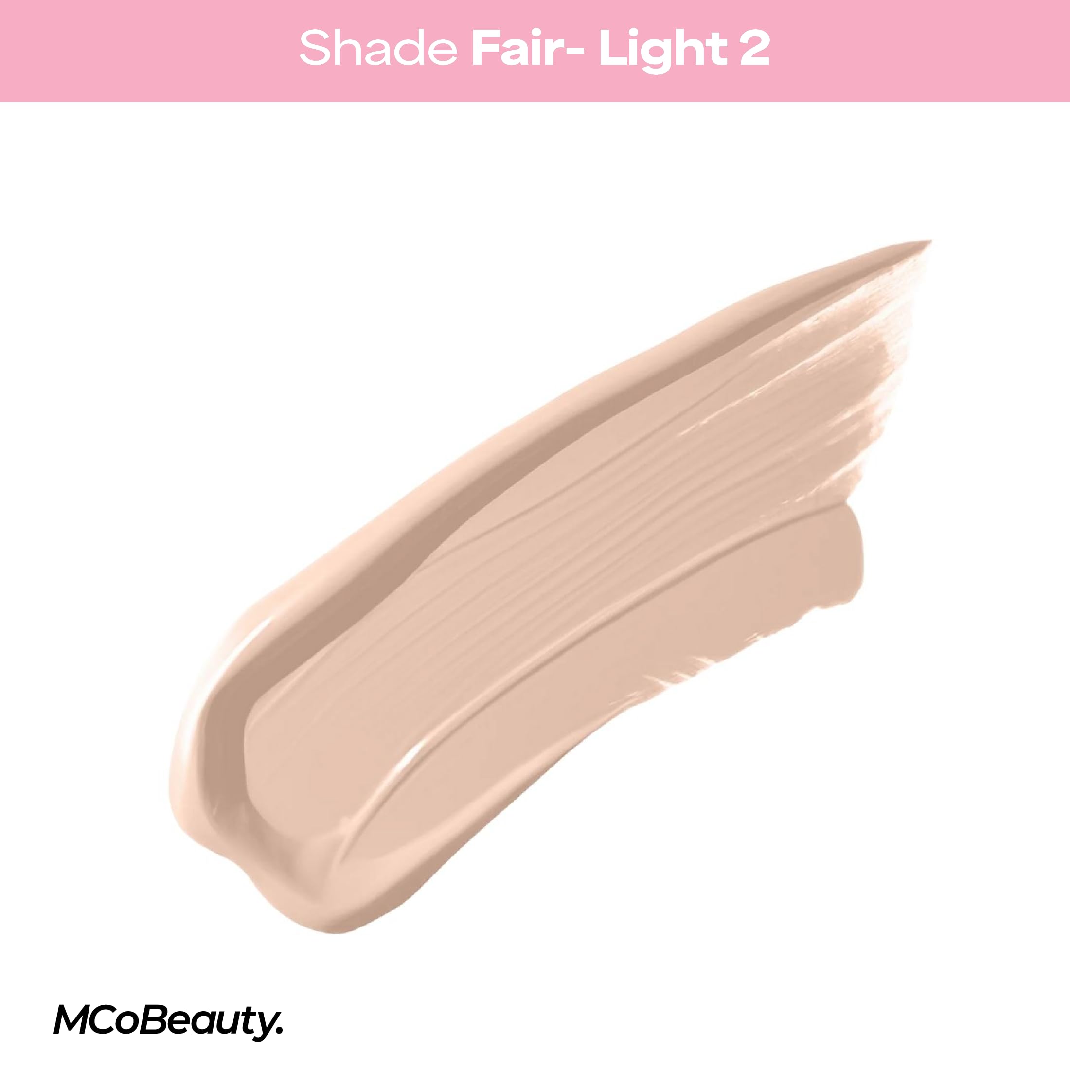 MCoBeauty Brighten & Perfect Cream Concealer - Light Fair 2 | Hydrating Under-Eye & Blemish Corrector