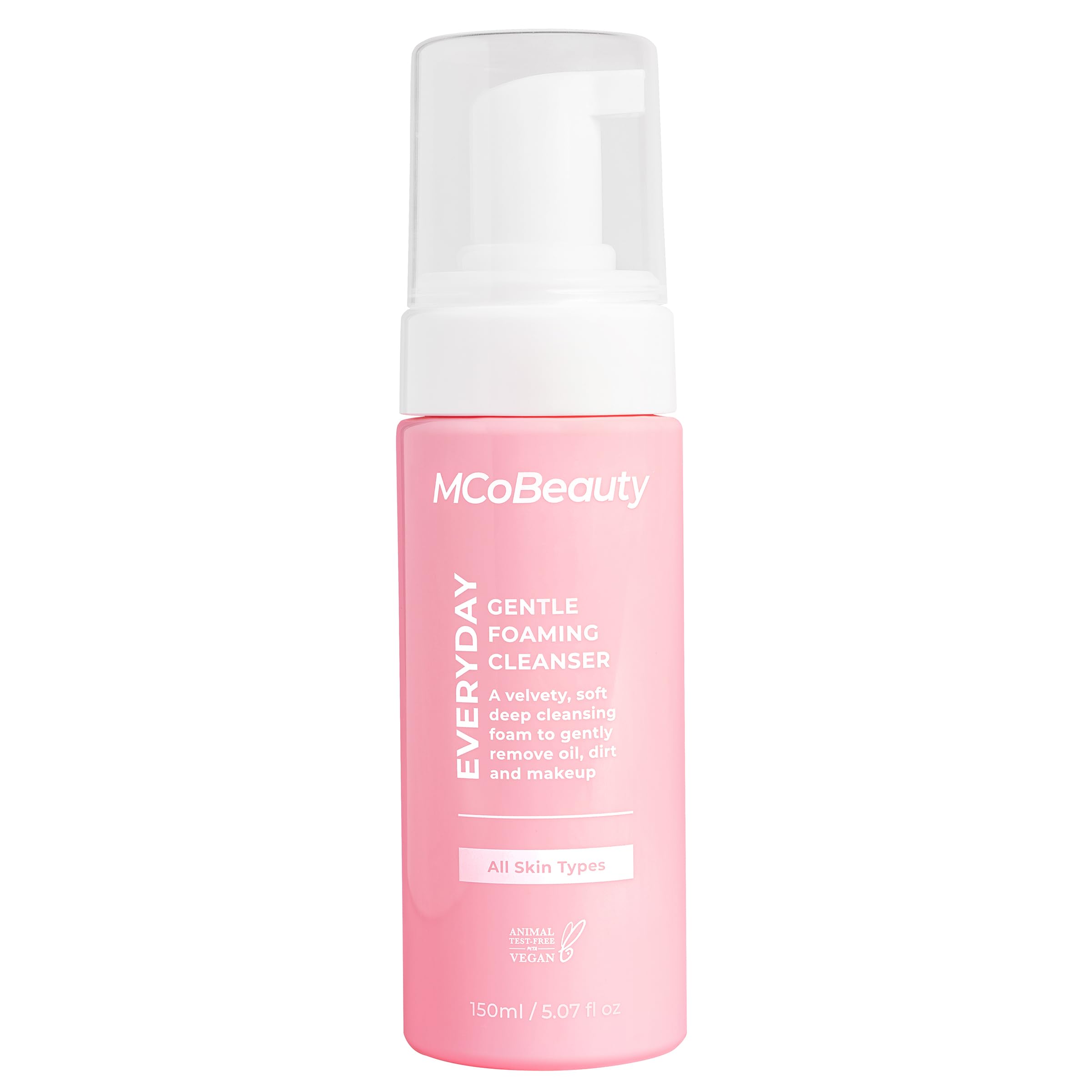 MCoBeauty Everyday Gentle Foaming Cleanser - Soothing, pH-Balanced Face Wash for All Skin Types