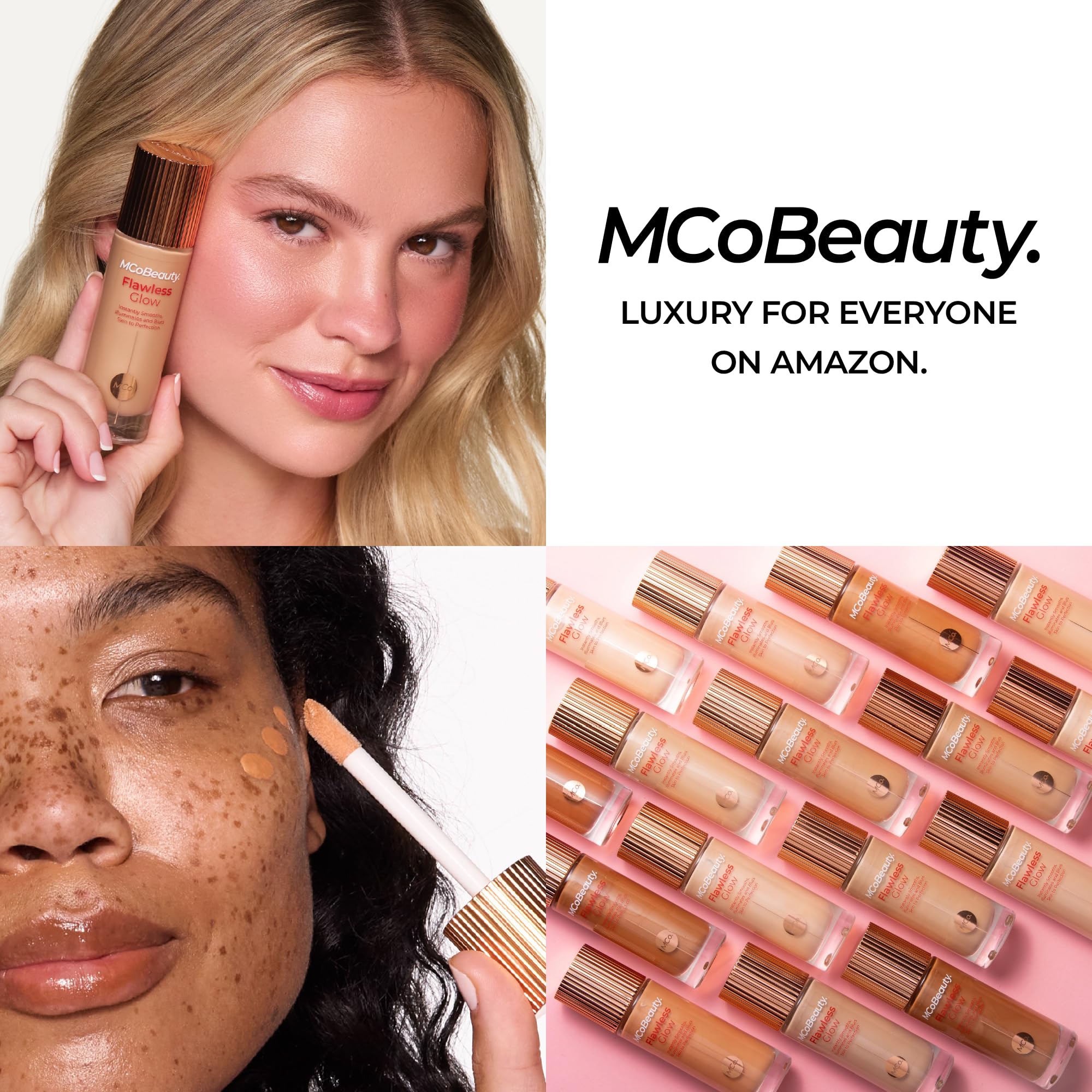 MCoBeauty Flawless Glow Luminous Skin Filter 3.5 Light | 4-in-1 Primer, Foundation Booster & Liquid Highlighter