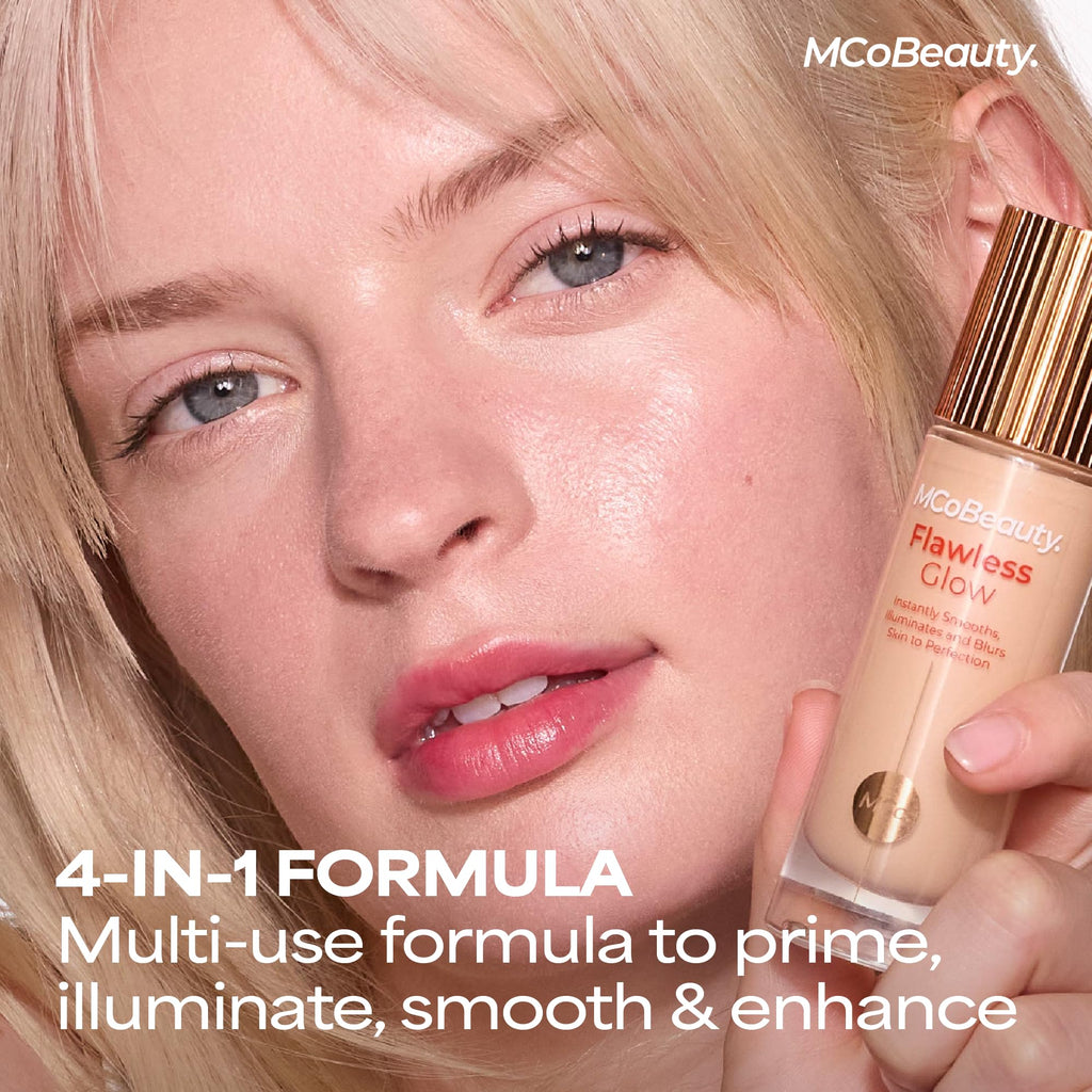 MCoBeauty Flawless Glow Luminous Skin Filter 3.5 Light | 4-in-1 Primer, Foundation Booster & Liquid Highlighter