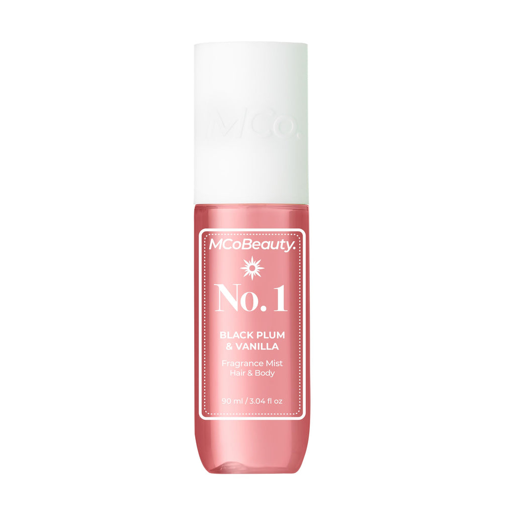 MCoBeauty Fragrance Mist No.1 | Light Hair & Body Spray with Plum, Vanilla & Musk - 90ml