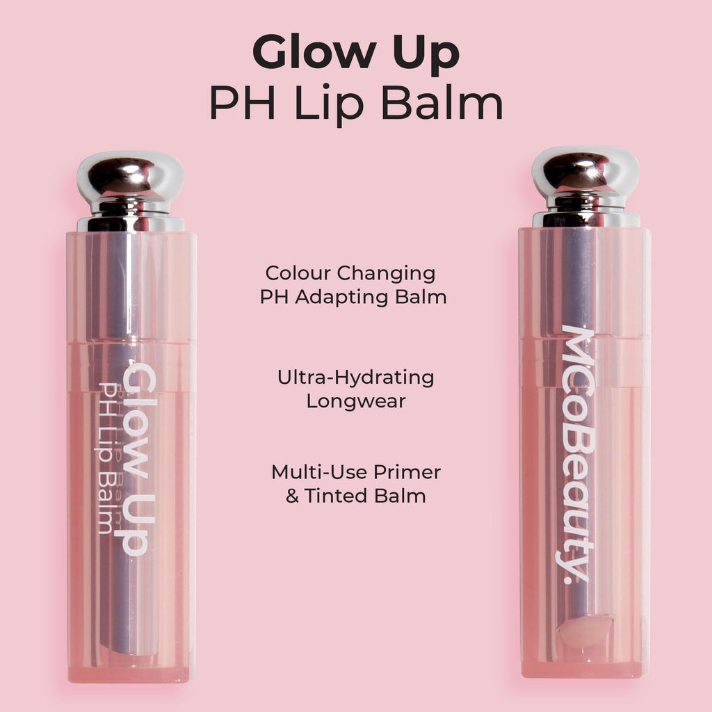 MCoBeauty Glow Up pH Lip Balm – Universal Pink Tint & Hydration