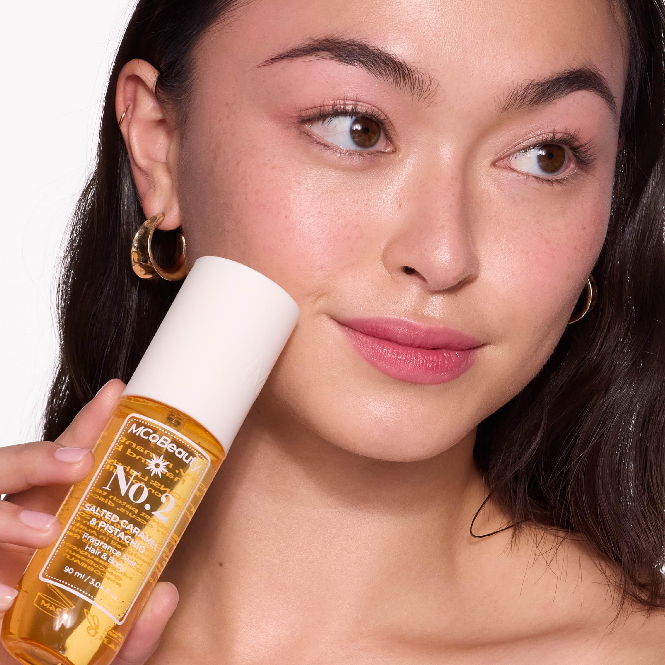 MCoBeauty Fragrance Mist No.1 | Light Hair & Body Spray with Plum, Vanilla & Musk - 90ml