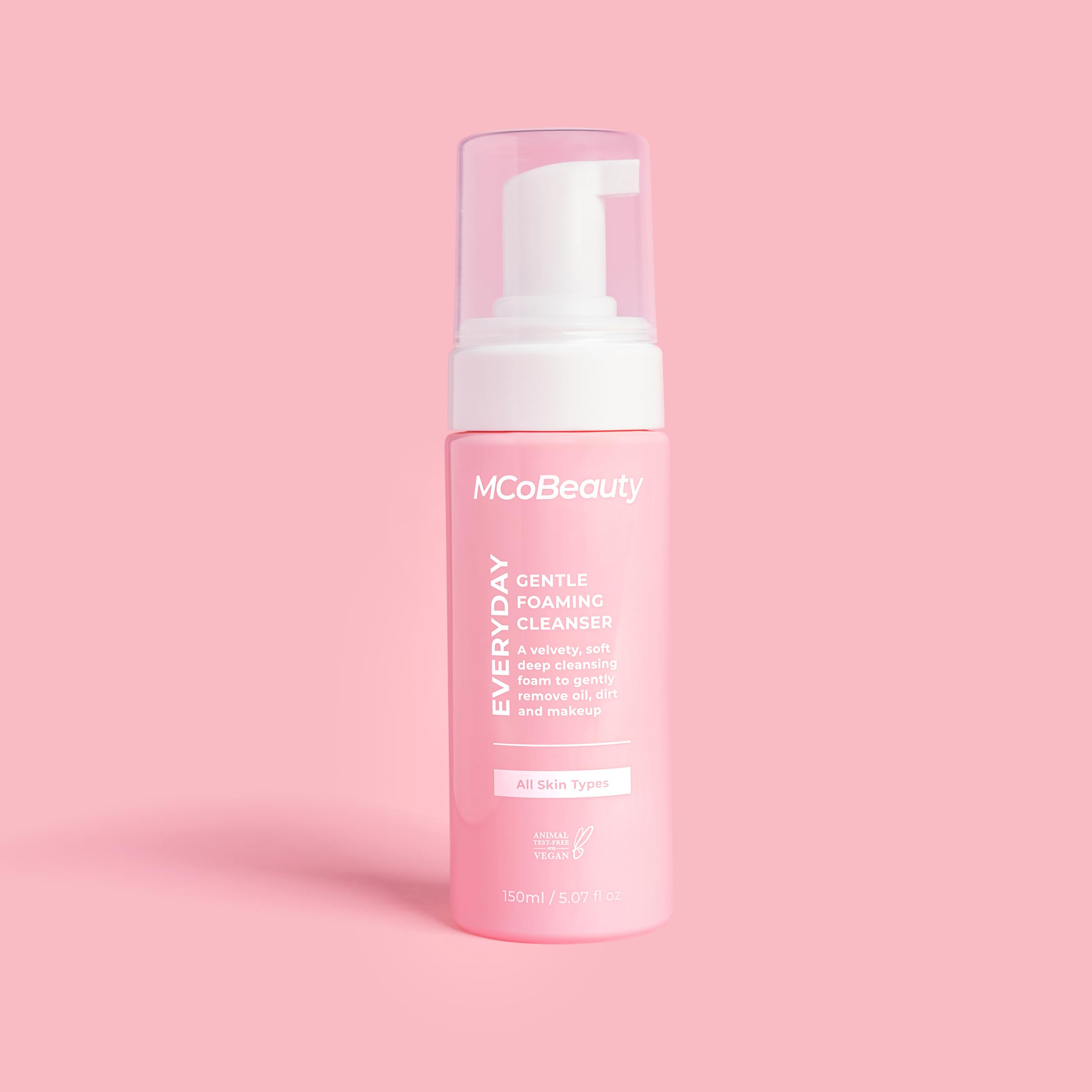 MCoBeauty Everyday Gentle Foaming Cleanser - Soothing, pH-Balanced Face Wash for All Skin Types