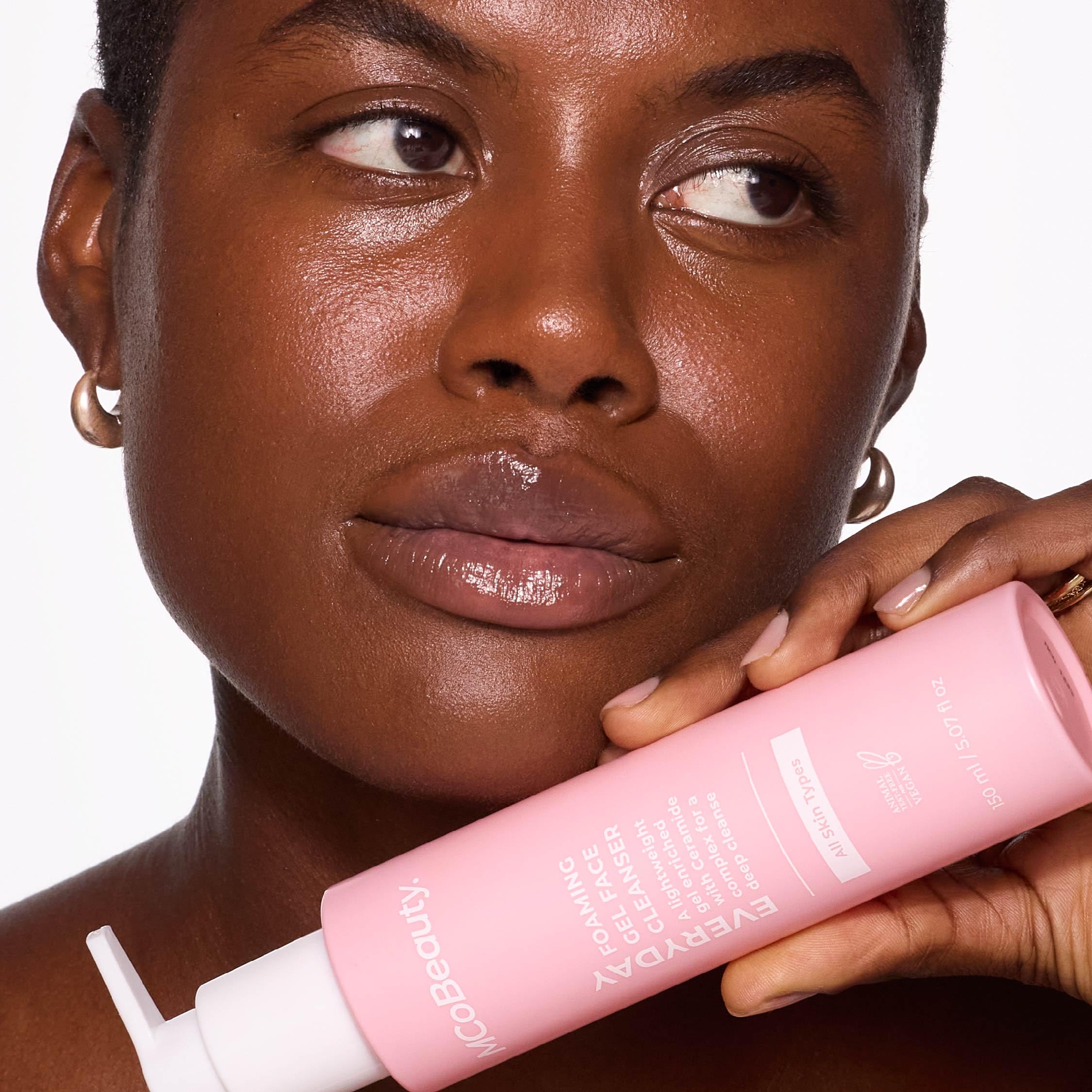 MCoBeauty Everyday Gentle Foaming Cleanser - Soothing, pH-Balanced Face Wash for All Skin Types
