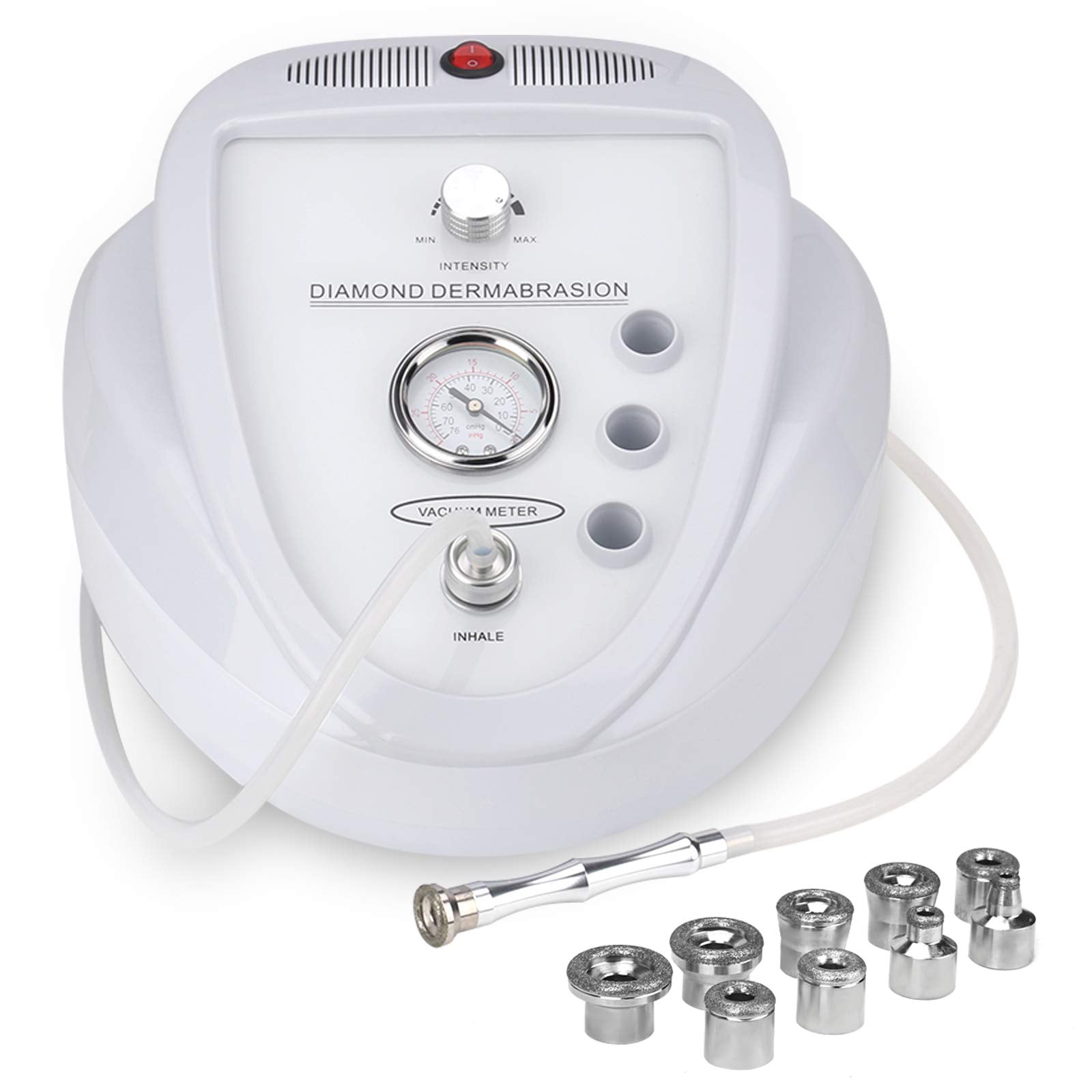 Mcwdoit Upgraded Diamond Microdermabrasion Machine – 65-68 cmHg Suction, Skin Rejuvenation, Lifting & Tightening