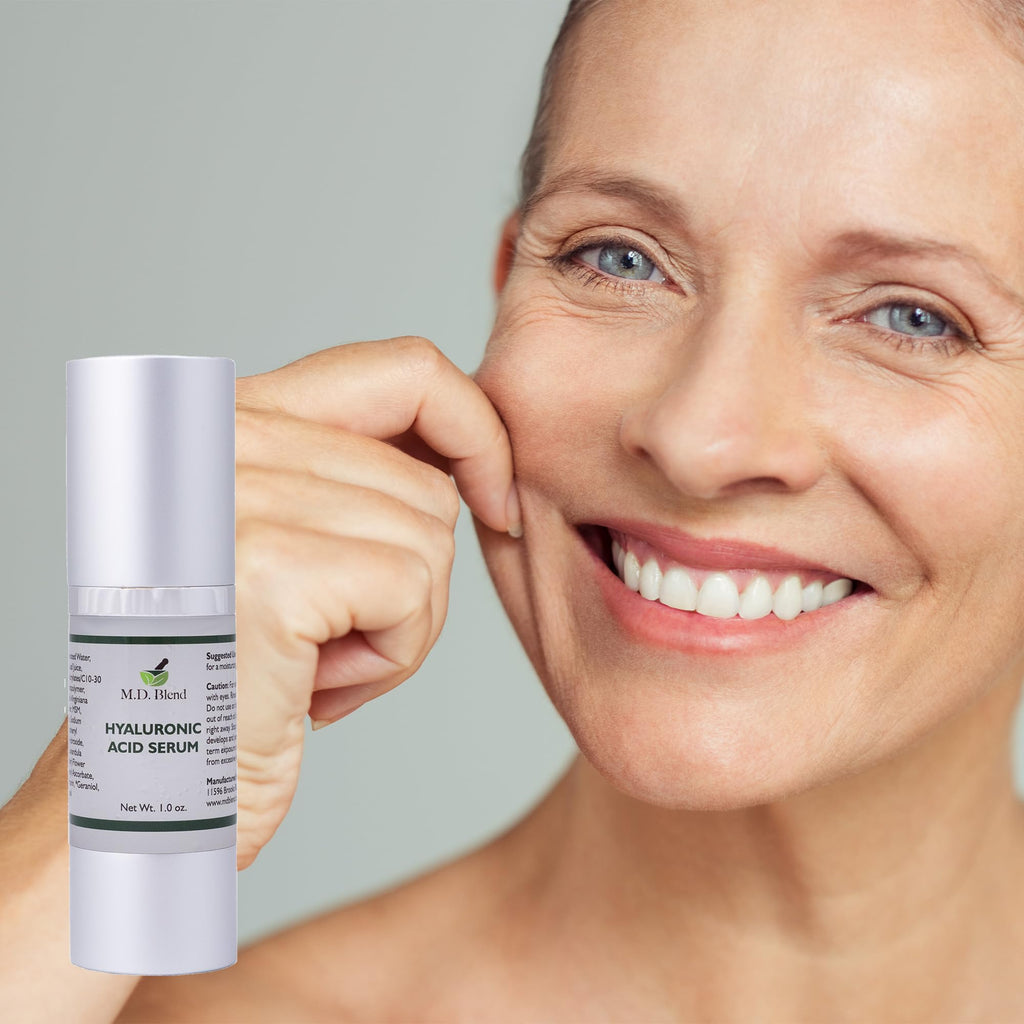 M.D. Blend Hyaluronic Acid Serum | Expert Hydration with Retinol Alternative | 30ml Airless Pump