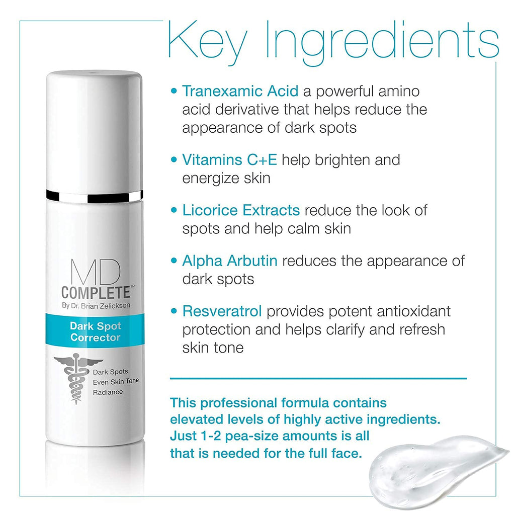 MD Complete Dark Spot Corrector by Dr. Zelickson | Anti-Aging & Professional Dark Spot Correction