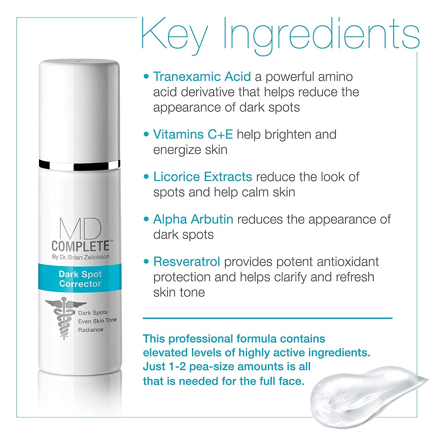 MD Complete Dark Spot Corrector by Dr. Zelickson | Anti-Aging & Professional Dark Spot Correction