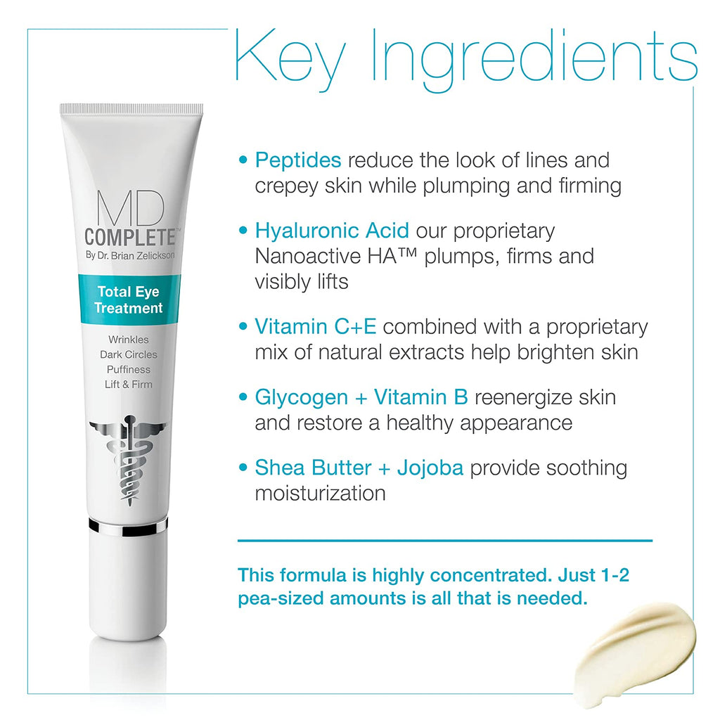 MD Complete Wrinkle Radiance Trio by Dr. Zelickson – Retinol, Vitamin C, Peptides & Hyaluronic Acid Skincare