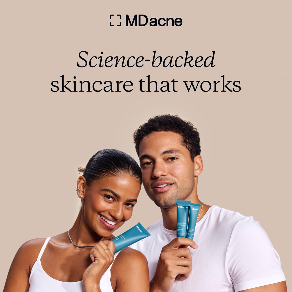 MDacne Shaving Cream for Acne-Prone Skin – Soothing, Oil-Free, Razor Burn & Bump Prevention | Vegan