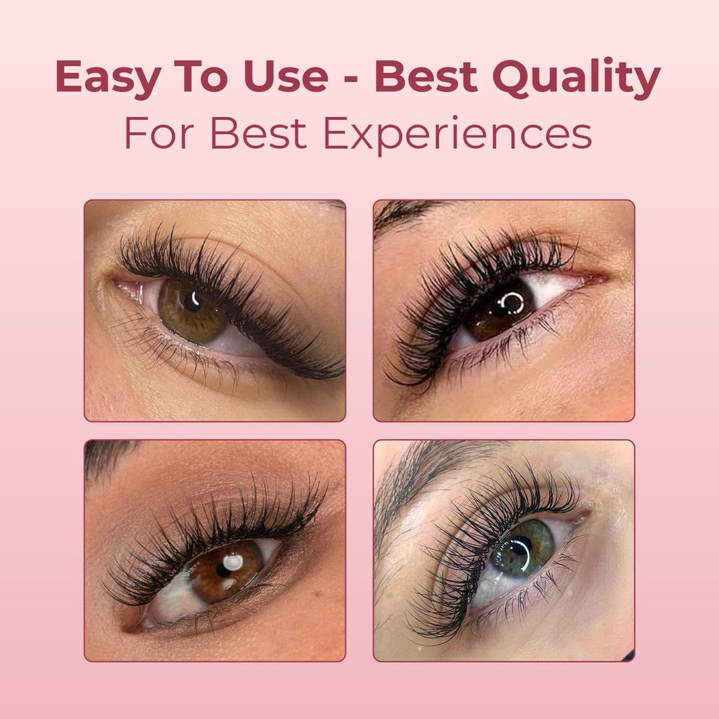 MDC LASHES Promade Fans 1000 – Ultra Speed Premade Volume Lash Extensions, 5D-20D, C/CC/D Curl, 10-18mm