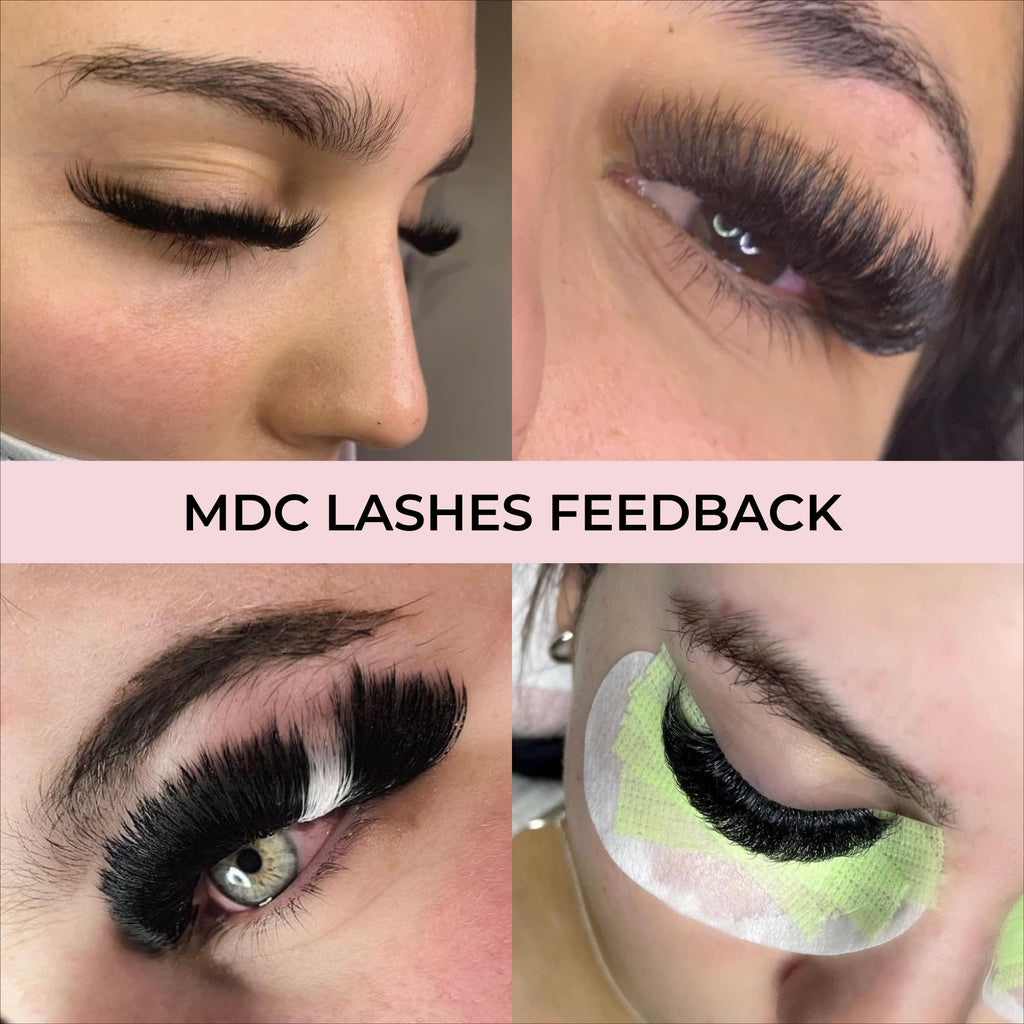 MDC LASHES 500 Premade Lash Fans | 5D, 8-18mm, C/CC/D Curl, 0.5-0.7mm