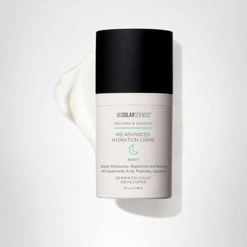 MDSolarSciences MD Advanced Hydration Crème | Night Cream with Hyaluronic Acid, Peptides & Ceramides