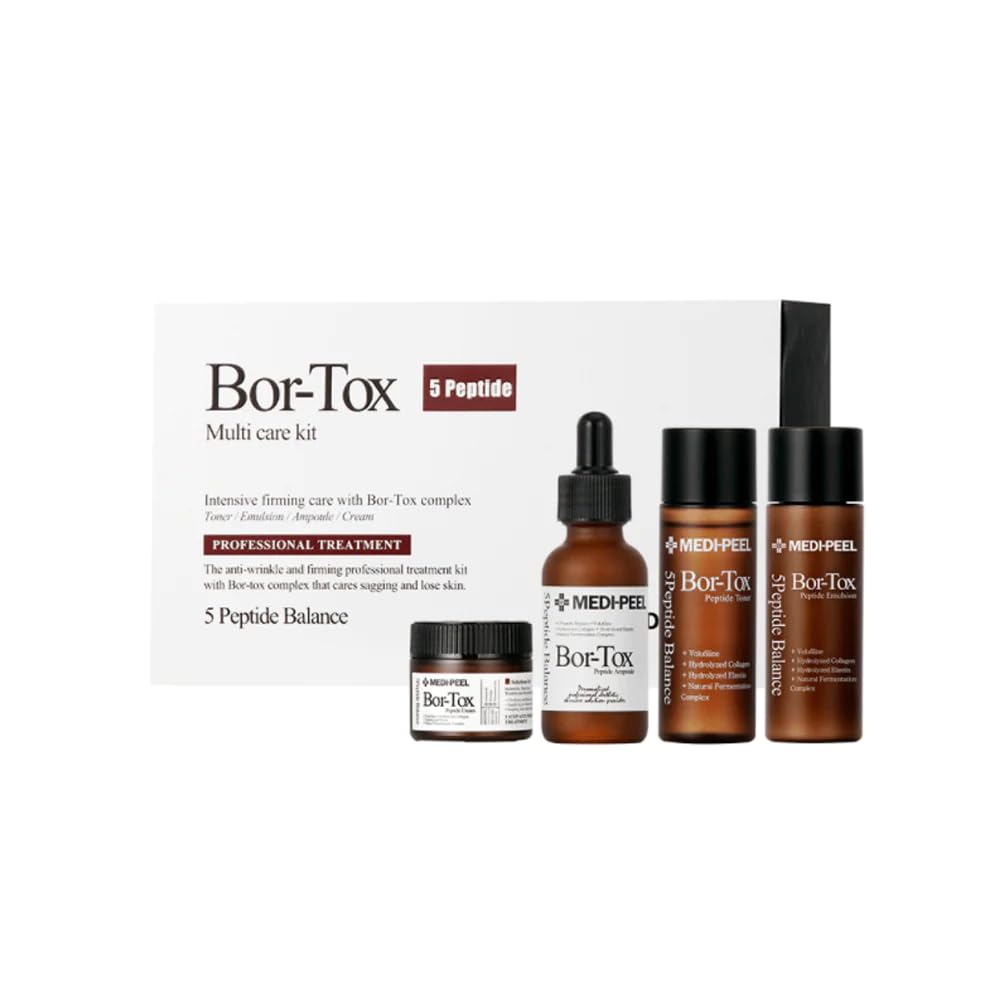 Medi-Peel Bor Tox Multi Care Kit – Peptide Ampoule 30ml, Toner, Emulsion & Cream 50g | MEDI-PEEL