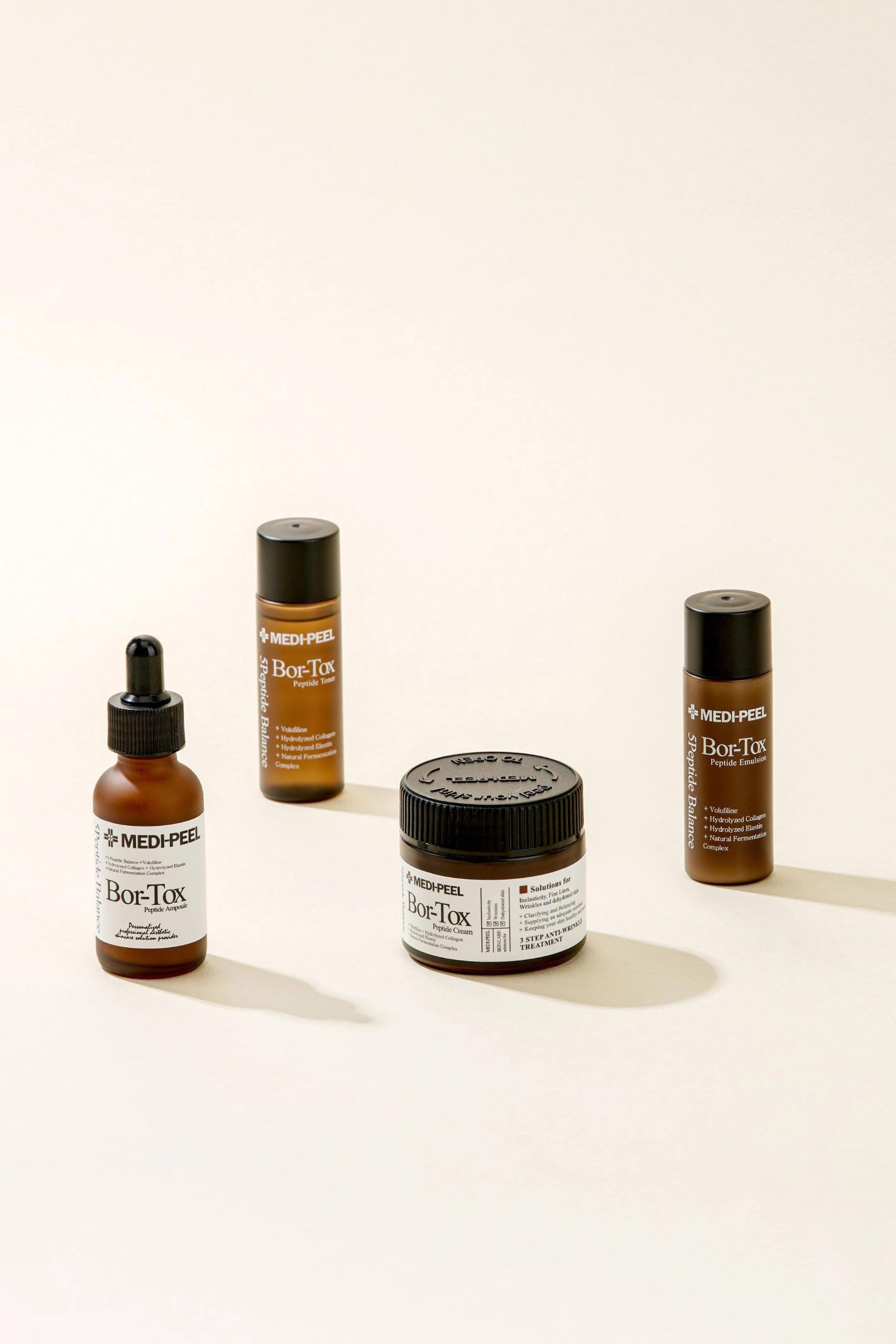 Medi-Peel Bor Tox Multi Care Kit – Peptide Ampoule 30ml, Toner, Emulsion & Cream 50g | MEDI-PEEL