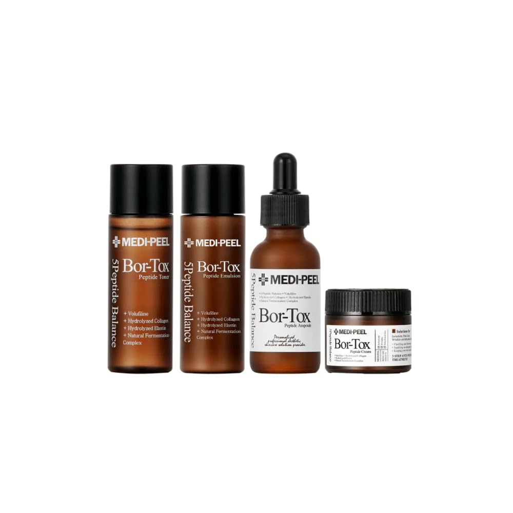 Medi-Peel Bor Tox Multi Care Kit – Peptide Ampoule 30ml, Toner, Emulsion & Cream 50g | MEDI-PEEL