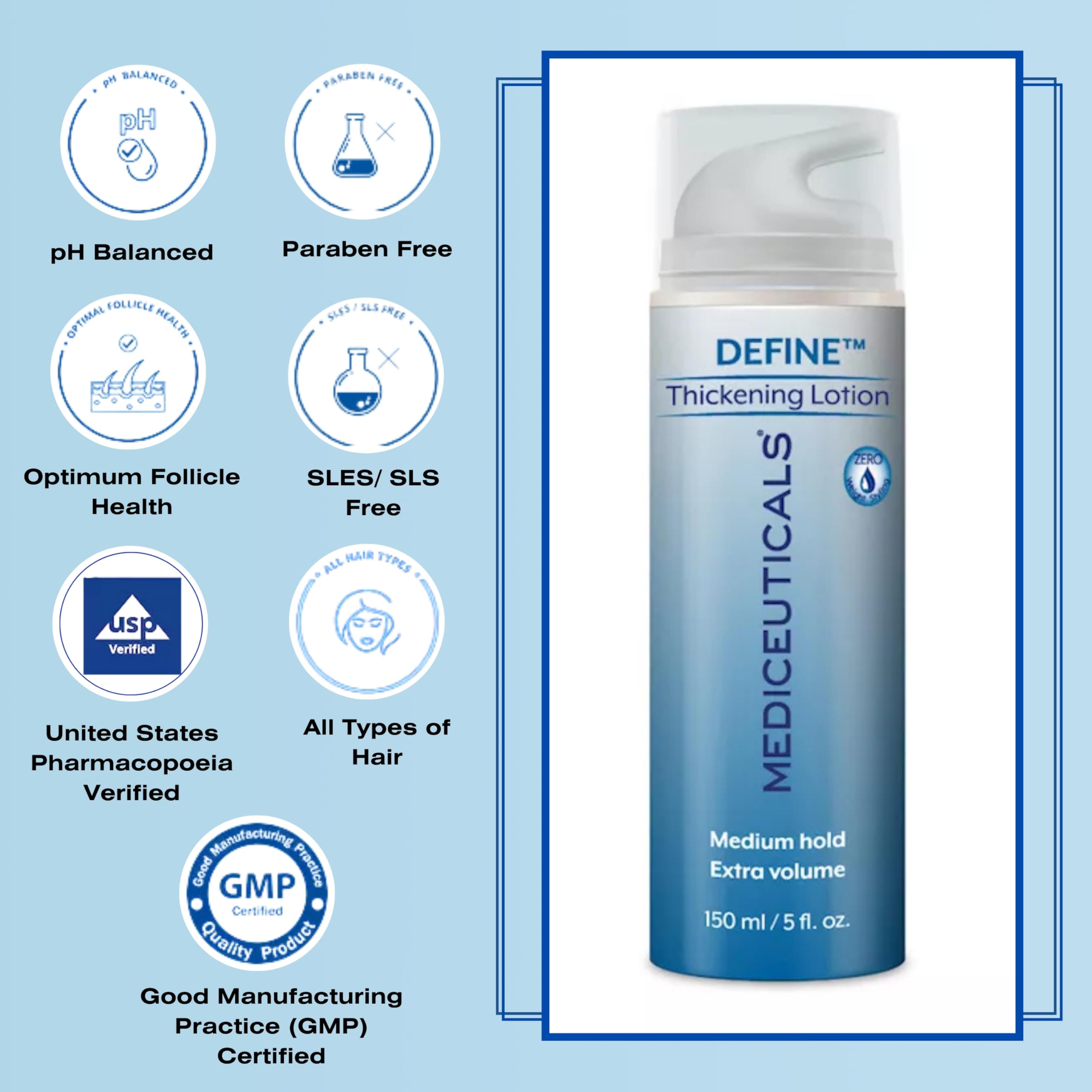 Mediceuticals Define Thickening Lotion 5oz / 150ml – Volumizing Hair Care