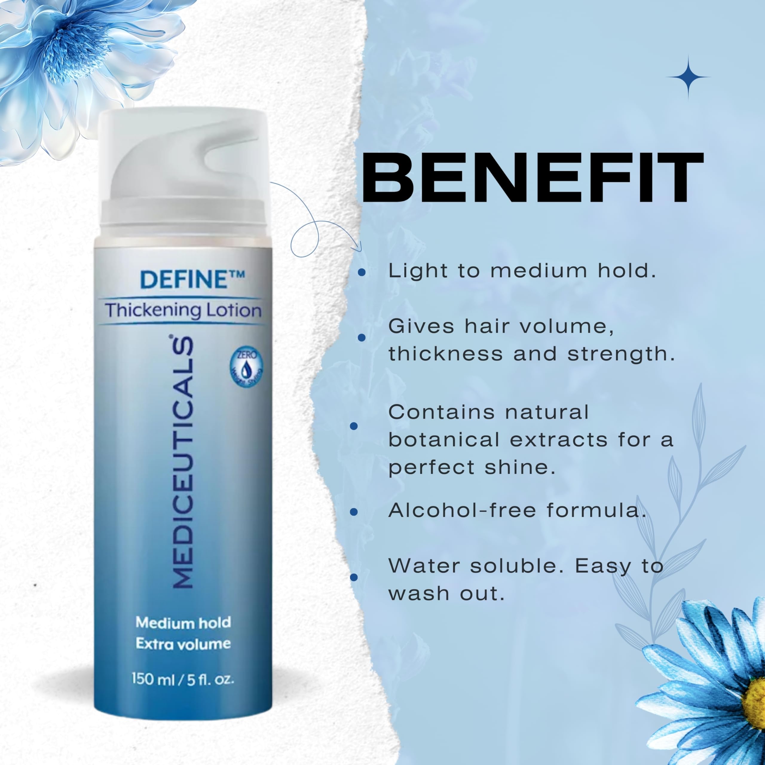 Mediceuticals Define Thickening Lotion 5oz / 150ml – Volumizing Hair Care