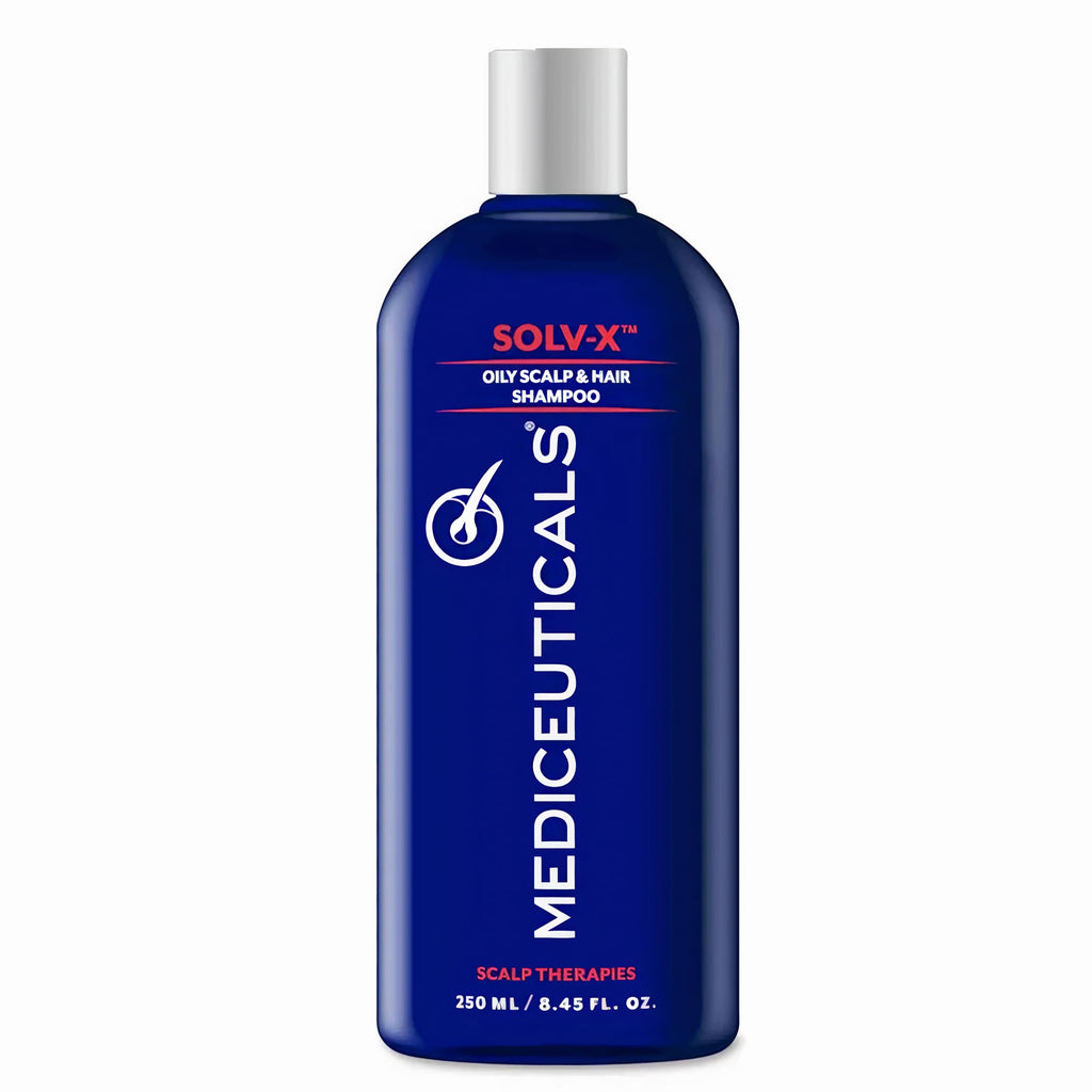 Mediceuticals Solv-X Shampoo – Oily Hair & Scalp Care | Scalp Acne Support (8.45 oz / 250 ml)