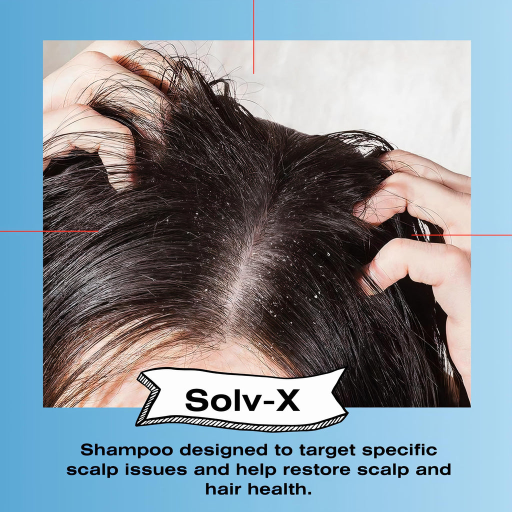 Mediceuticals Solv-X Shampoo – Oily Hair & Scalp Care | Scalp Acne Support (8.45 oz / 250 ml)