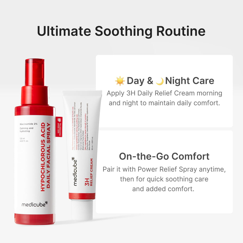 Medicube 3H Daily Relief Cream — Lightweight Hydration for All Skin Types