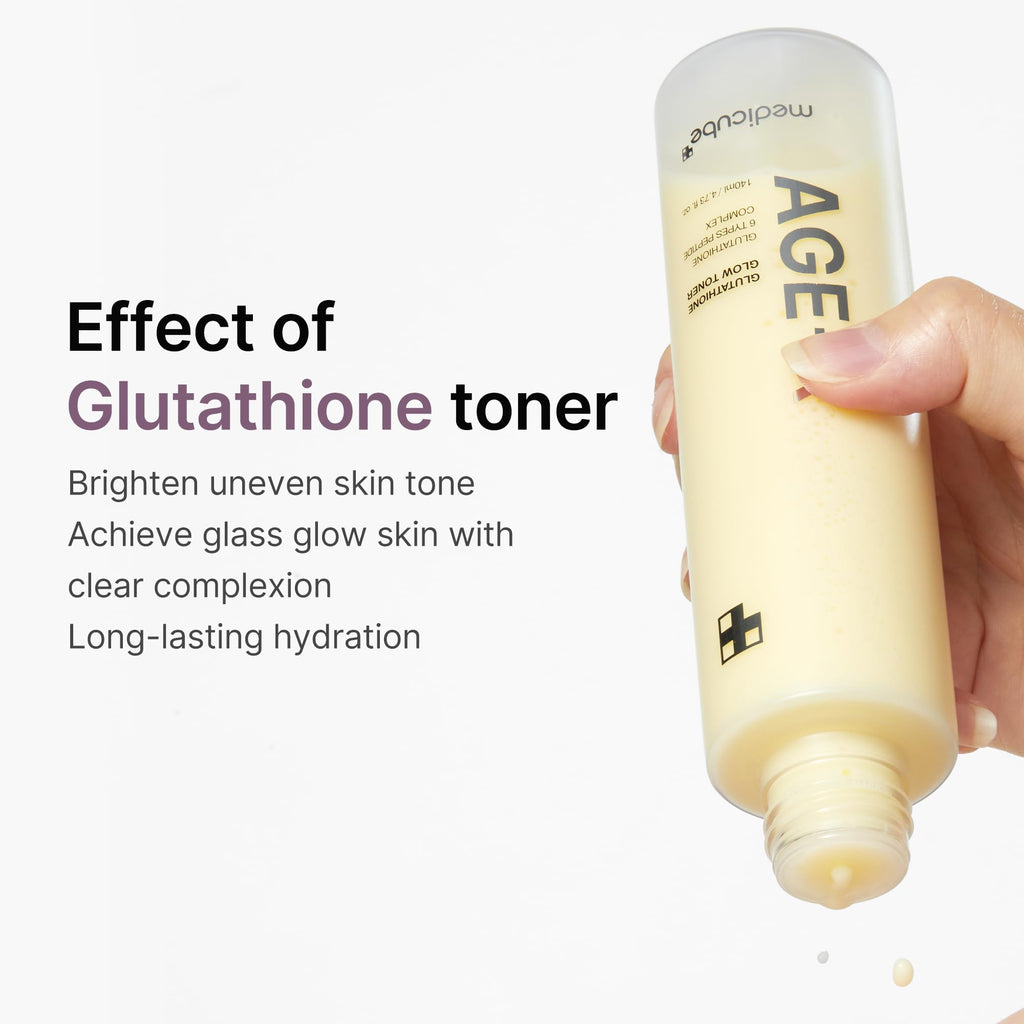 medicube Age-R Glutathione Glow Milky Toner – Glass Skin Hydration & Even Tone