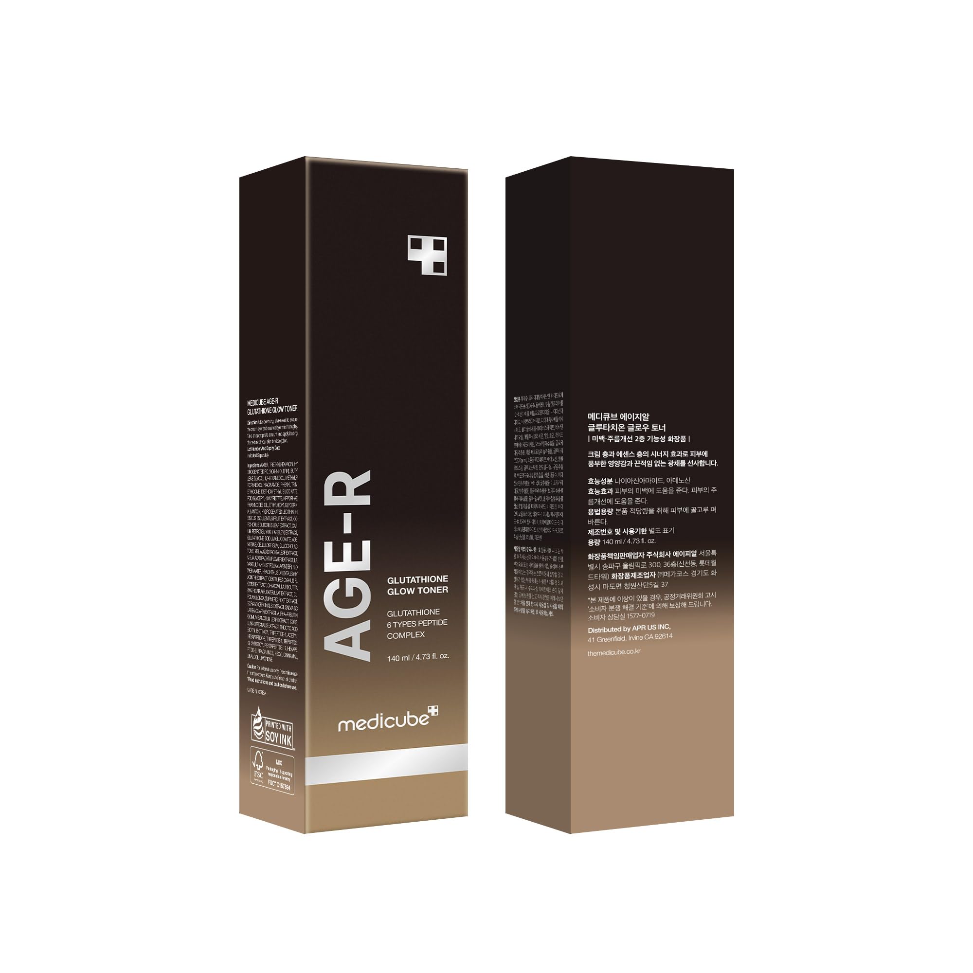 medicube Age-R Glutathione Glow Milky Toner – Glass Skin Hydration & Even Tone