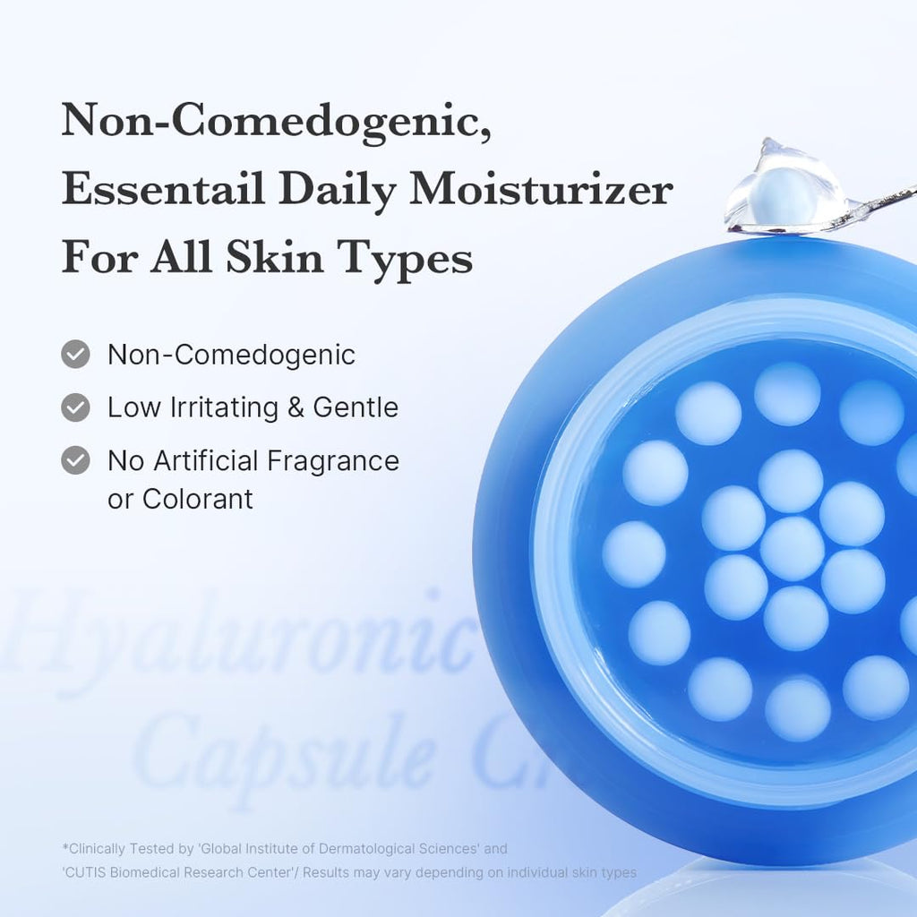 Medicube Capsule Cream with Hyaluronic Acid | 120H Hydration, Barrier Care & Calming Daily Moisturizer | Panthenol & Ceramides | Korean Skincare, 1.94 oz
