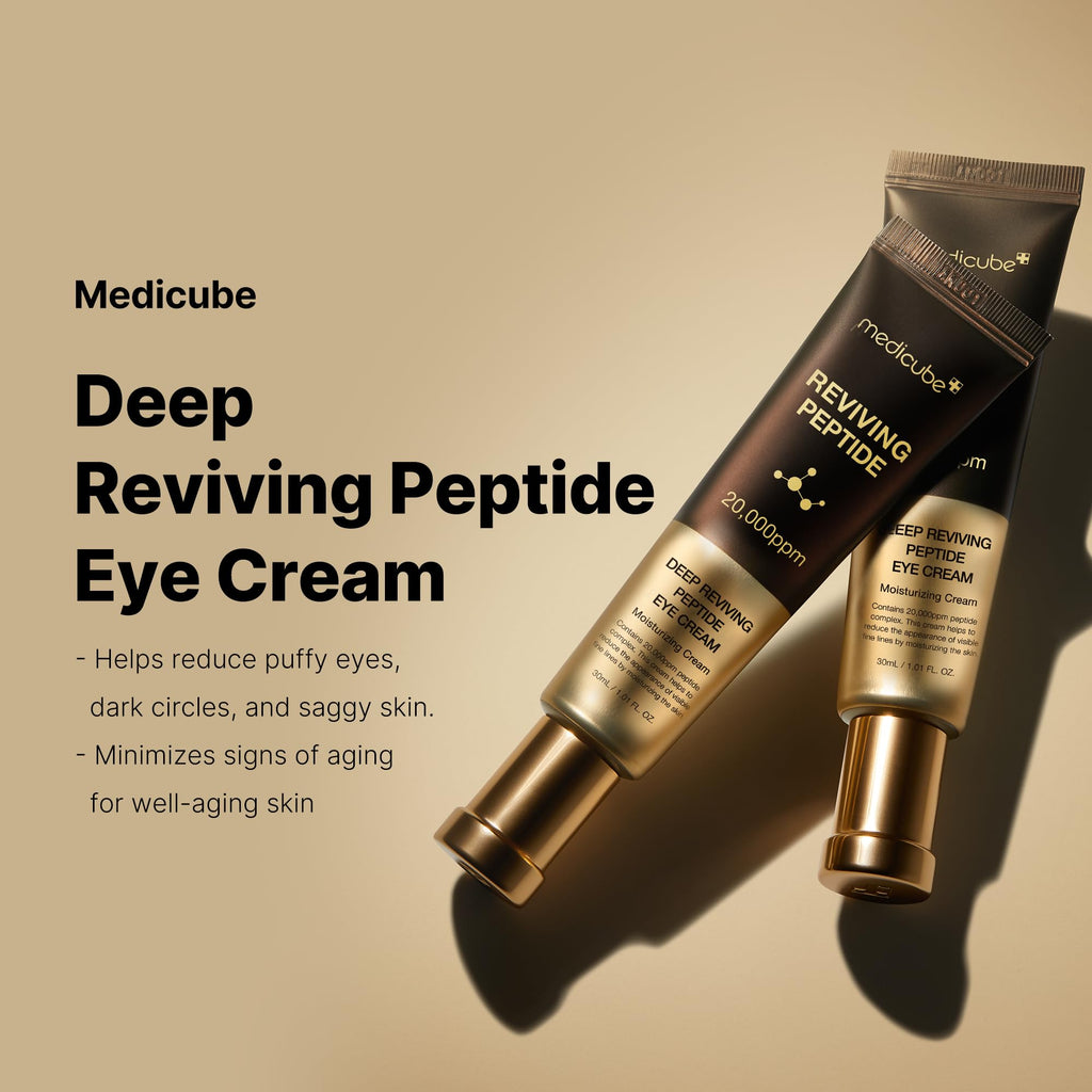 medicube Eye Serum with Deep Reviving Peptide | Targets Puffy Eyes & Dark Circles | 1.01 fl oz