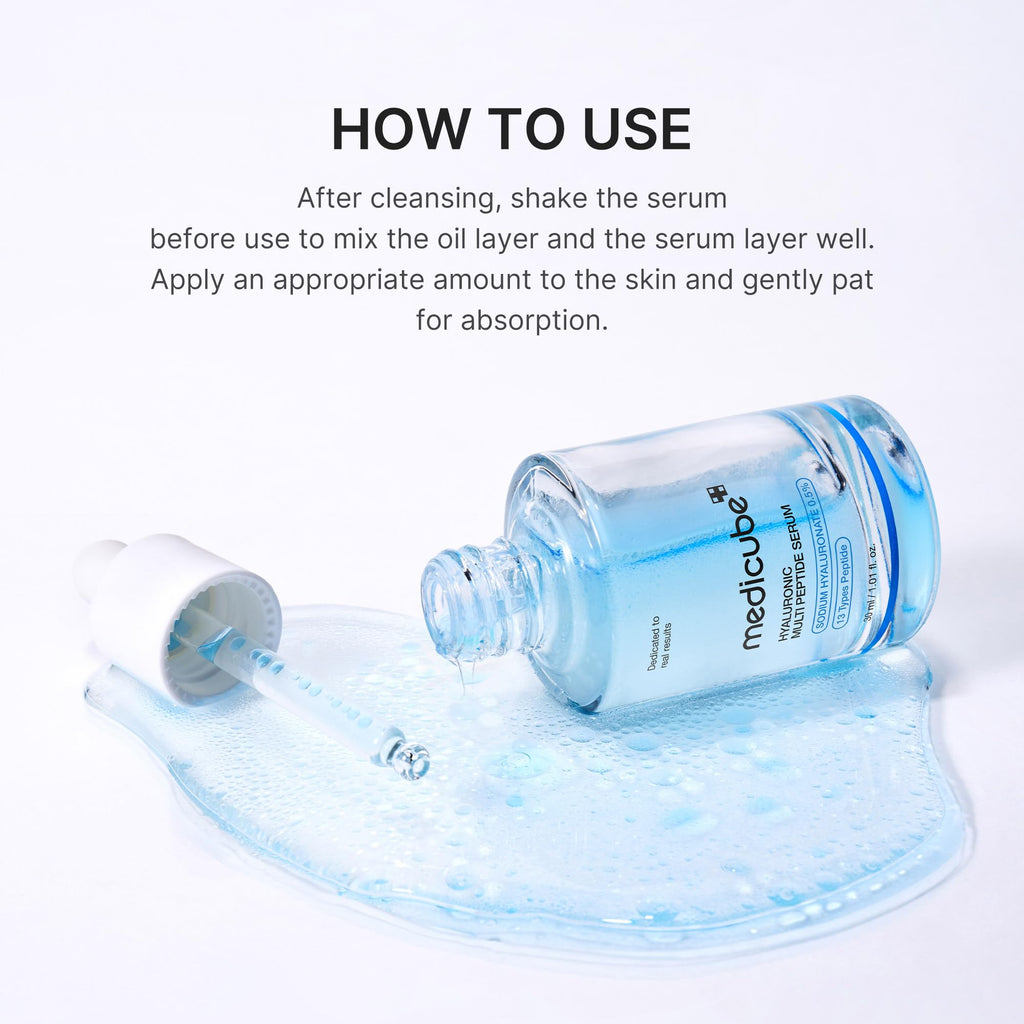 Medicube Hyaluronic Multi Peptide PDRN Serum – Lightweight Hydration & Glow (30ml)