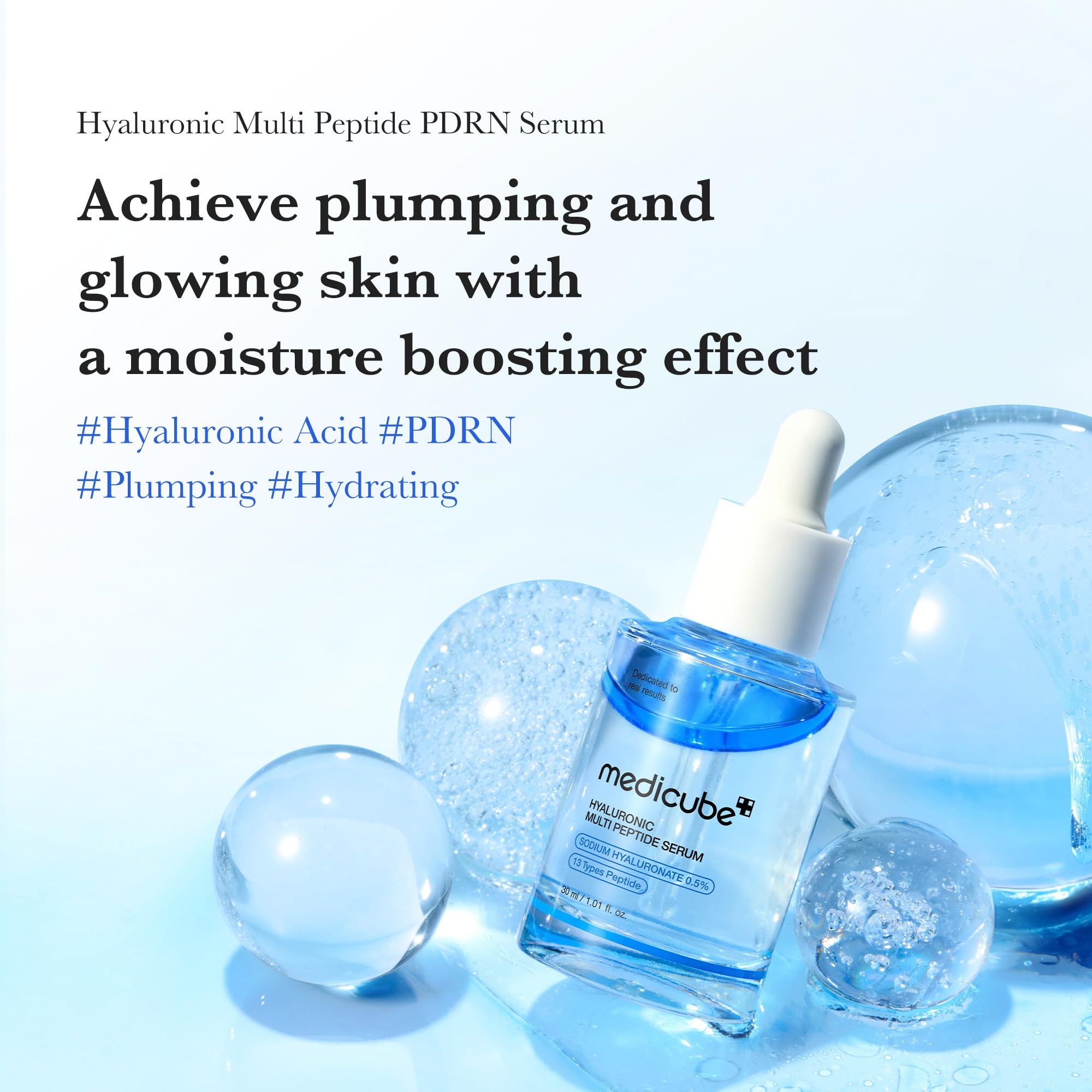 Medicube Hyaluronic Multi Peptide PDRN Serum – Lightweight Hydration & Glow (30ml)
