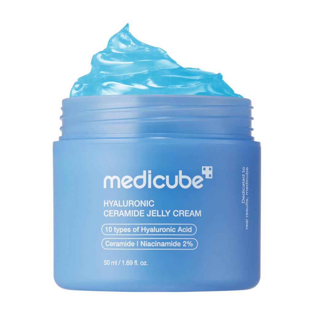 Medicube Jelly Cream with Hyaluronic Acid | 1.69 fl oz | Hydration, Ceramides & Peptides