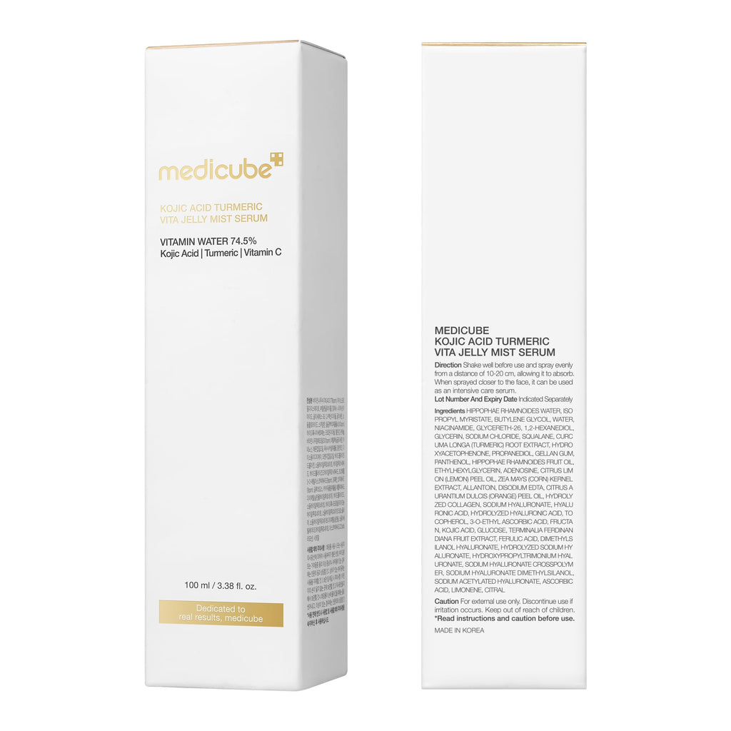 medicube Jelly Mist Serum with Kojic Acid Turmeric | 2-in-1 Facial Spray & Serum