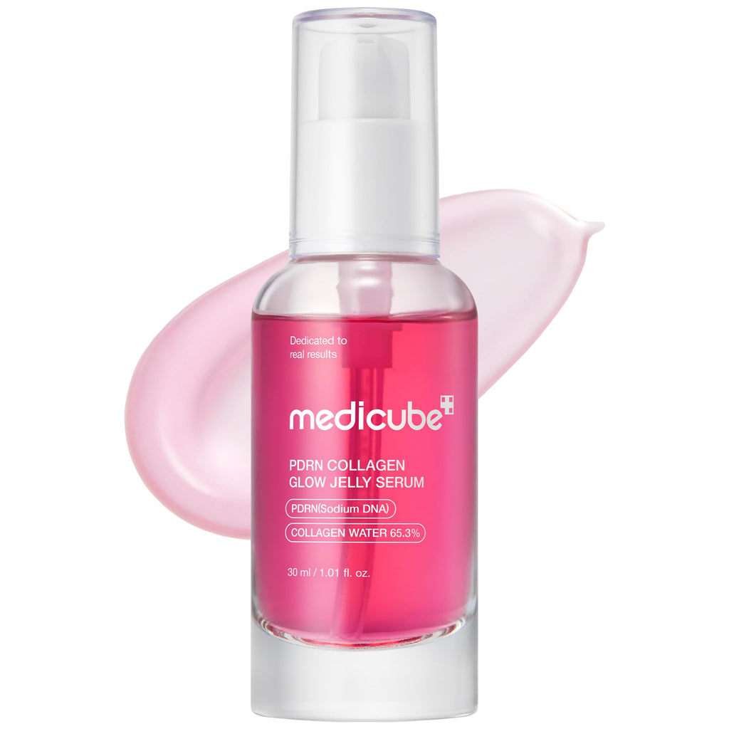 Medicube PDRN Pink Collagen Glow Jelly Serum | Lightweight Water-Jelly for Radiant, Plump Skin