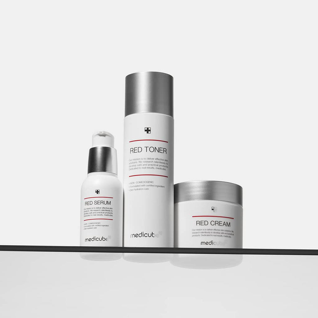 Medicube Red Toner 2.0 – Low-Irritation Toner for Acne-Prone Skin with BHA, Niacinamide & Adenosine