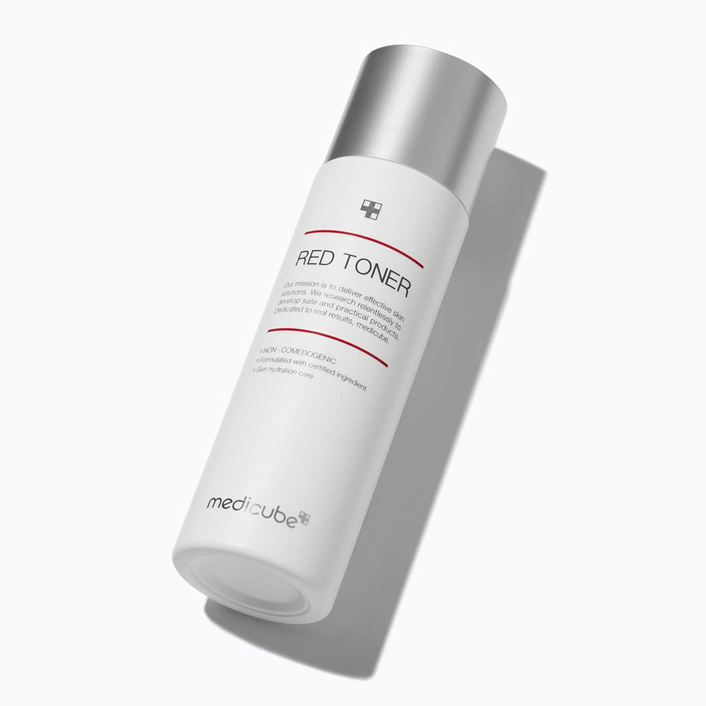 Medicube Red Toner 2.0 – Low-Irritation Toner for Acne-Prone Skin with BHA, Niacinamide & Adenosine