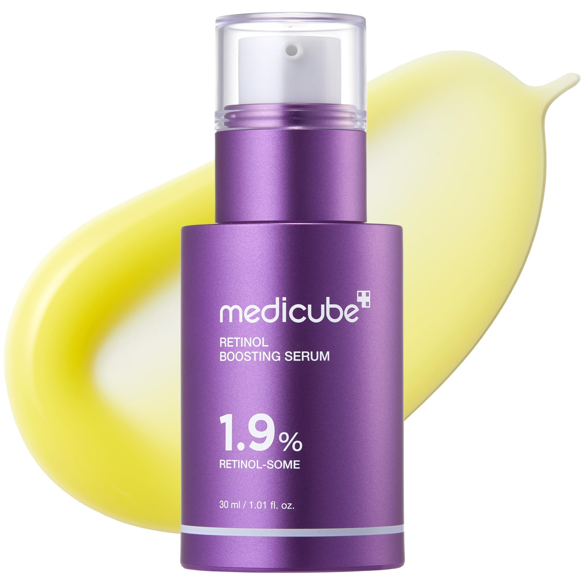 Medicube Retinol Boosting Serum – Intensive Firming, Hydration & Plumping with Retinol, Peptides & Vitamins | Pore Refining & Smooth Radiant Skin | Korean Skincare, 1.01 fl oz