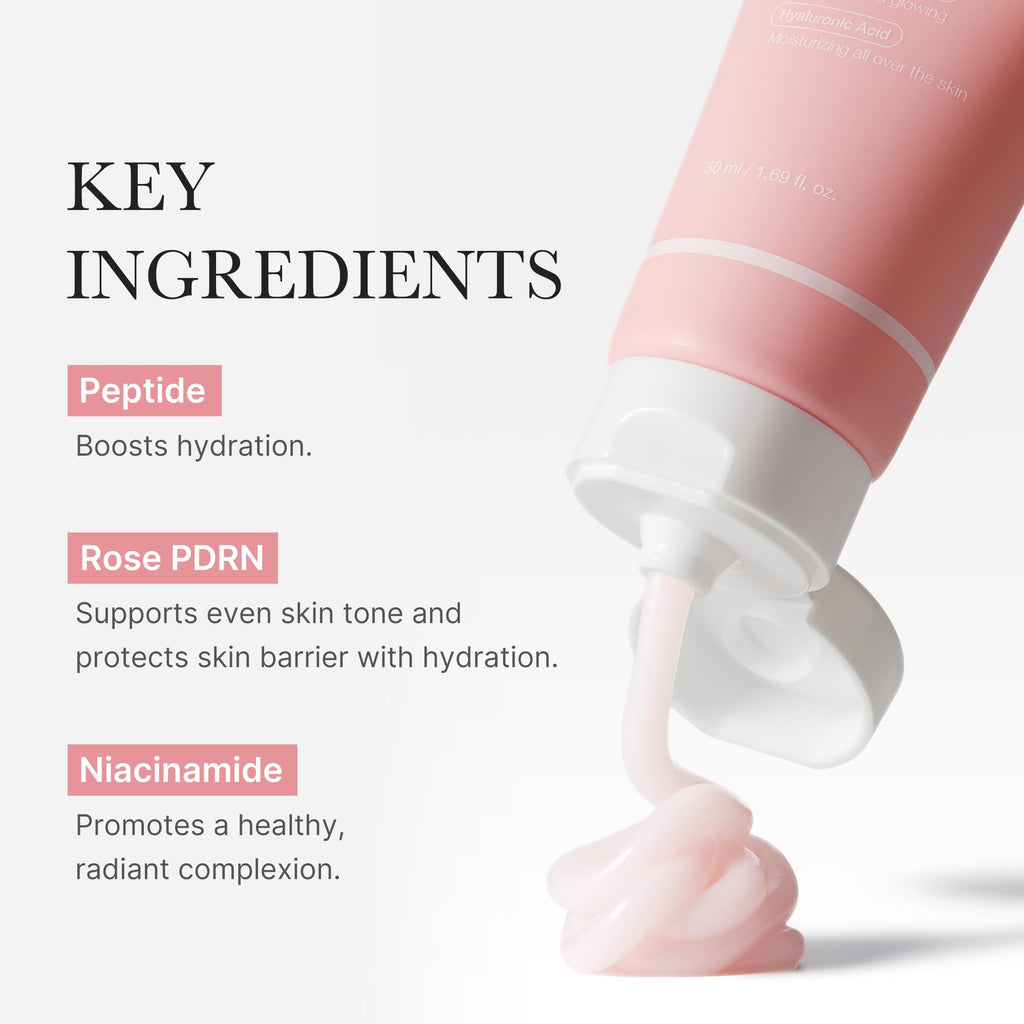 Medicube PDRN Pink Hyaluronic Moisturizing Cream | Hydration, Glow & Barrier Support | 50ml