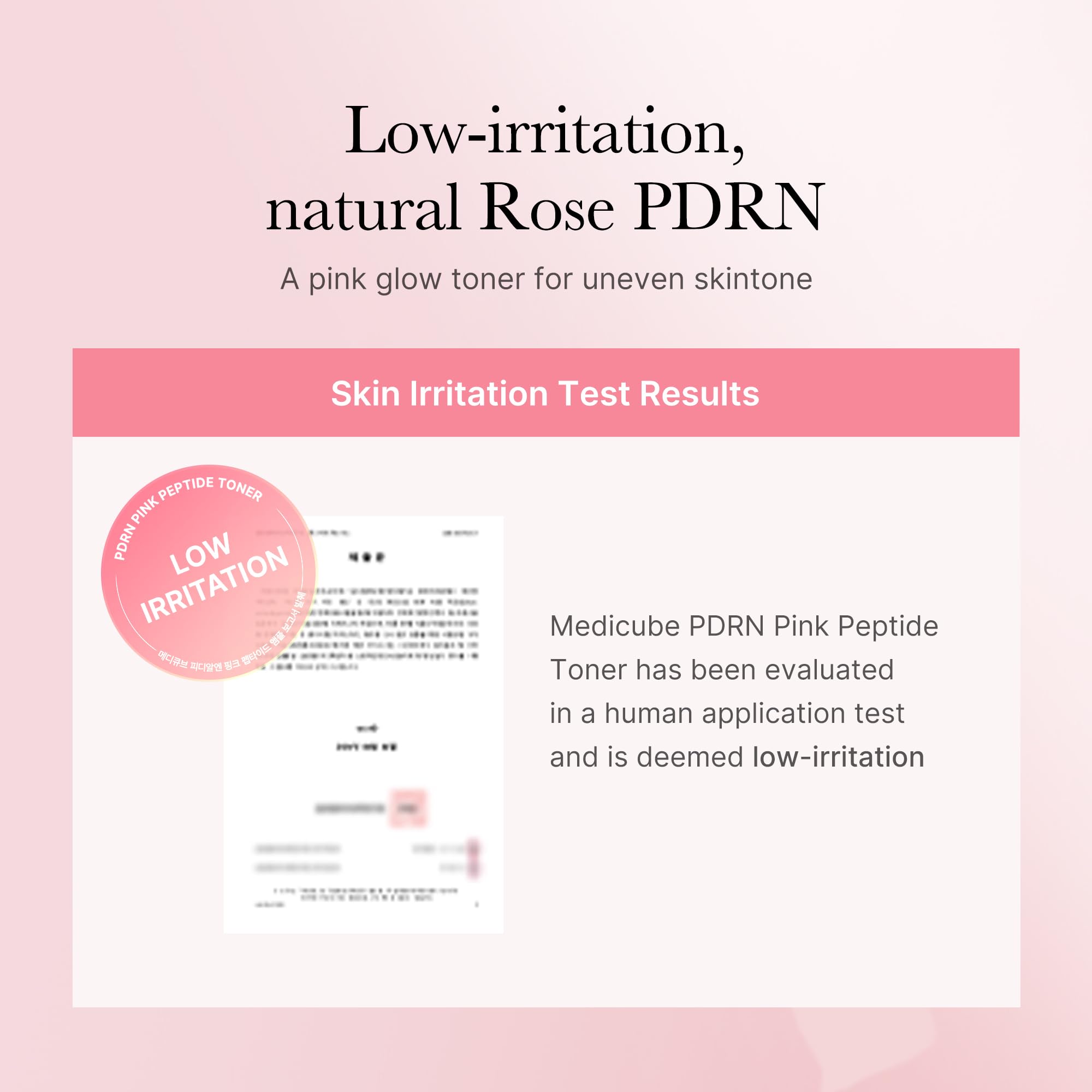 medicube PDRN Toner Rose – Lightweight Rose PDRN Peptide Toner for Radiant, Even Skin Tone | Korean Skincare